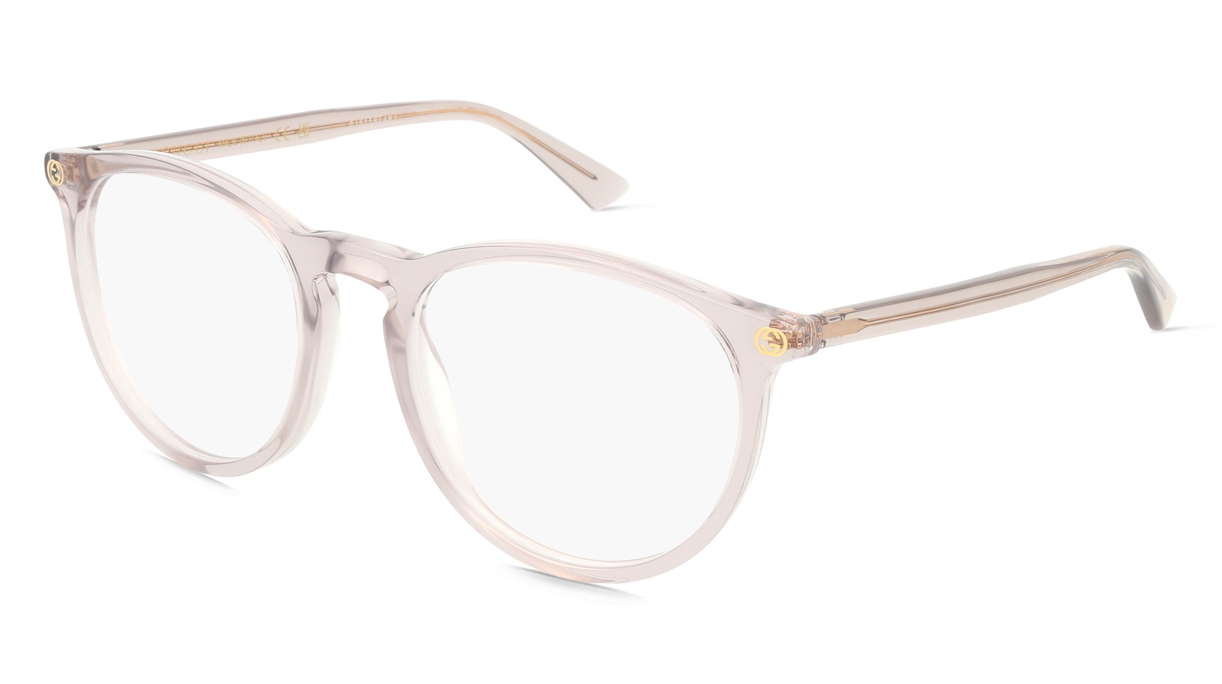 Gucci GG0027O ULTRALIGHT Damen-Brille inkl. Gläser Vollrand Rund Acetat-Gestell 50/20/140, Grau