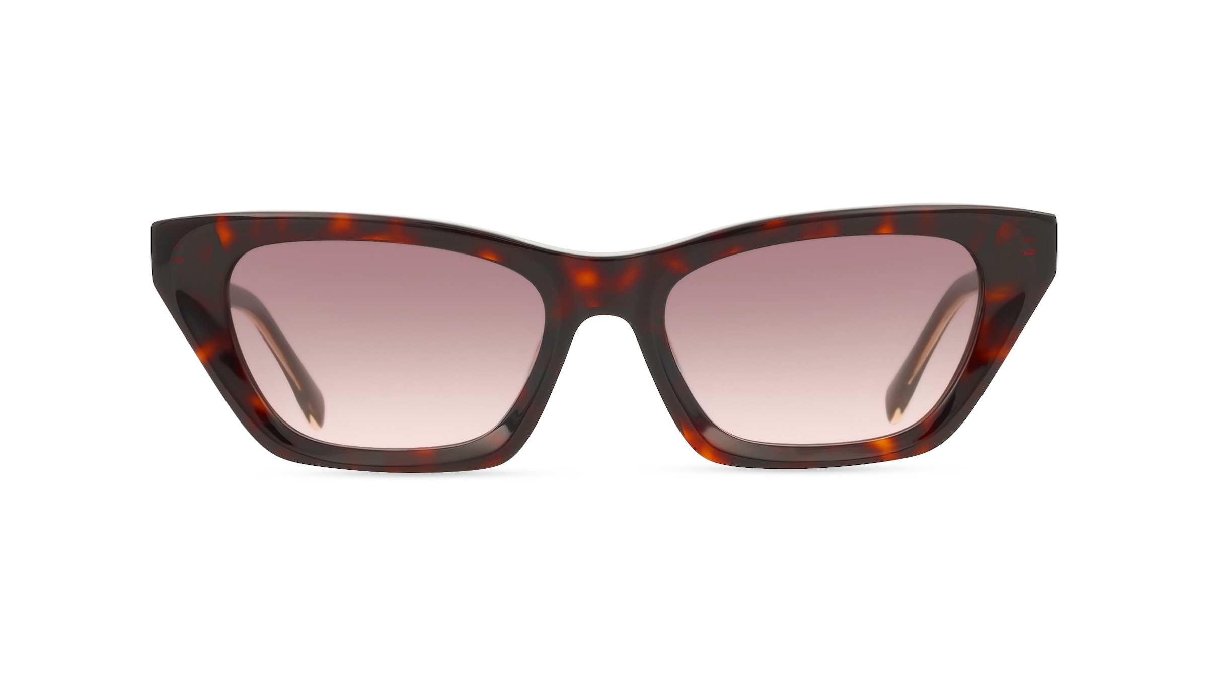 Zadig & Voltaire SZV454 Damen-Sonnenbrille Vollrand Cat Eye Kunststoff-Gestell, braun