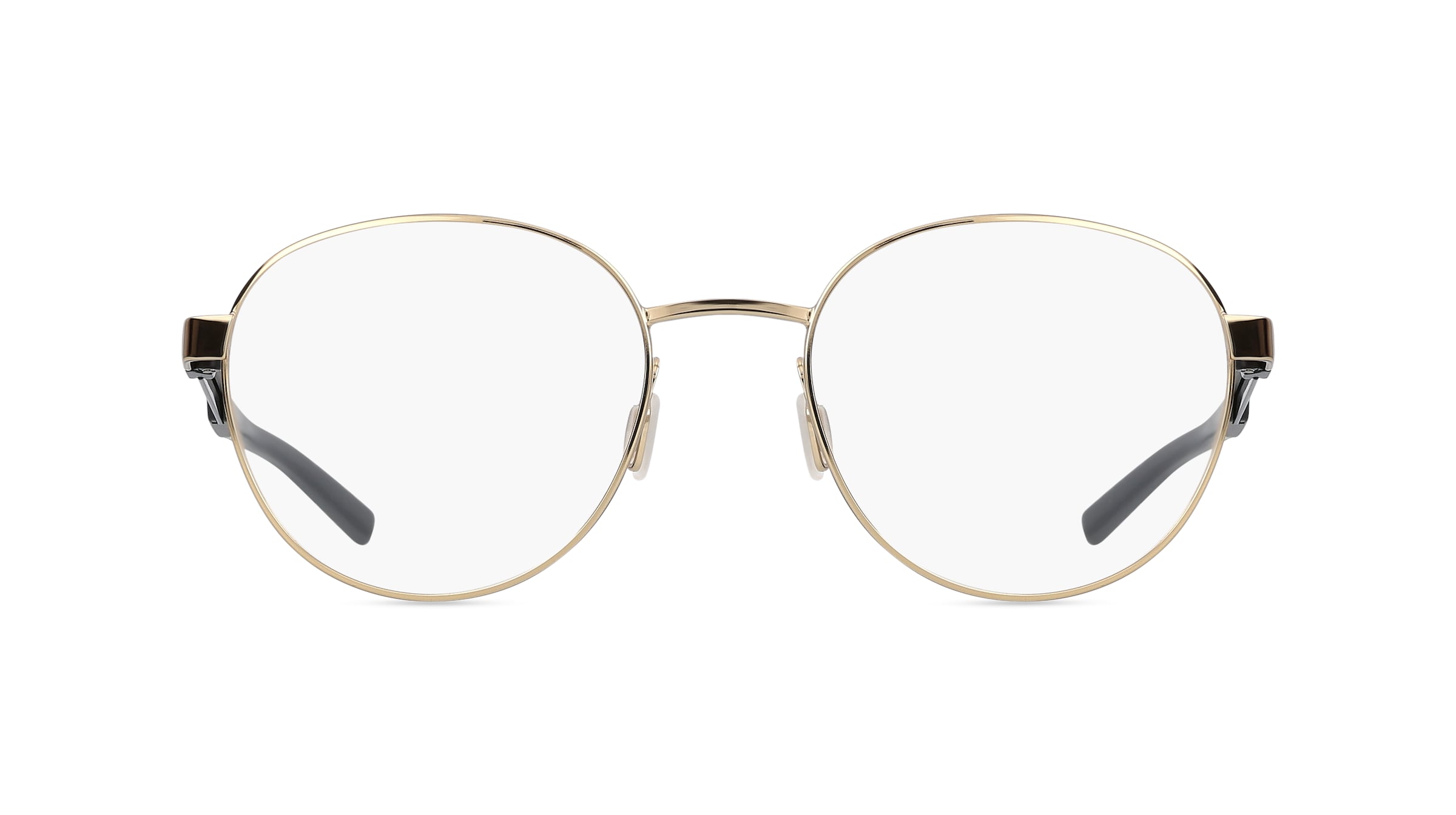 Porsche Design 8746 Unisex-Brille inkl. Gläser Vollrand Rund Metall-Gestell 53mm/19mm/145mm, gold