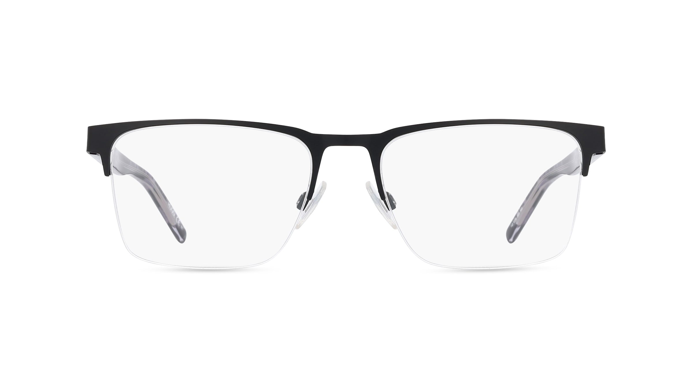 Hugo HG 1076 Herren-Brille inkl. Gläser Vollrand Eckig Metall-Gestell 56mm/19mm/145mm, Schwarz