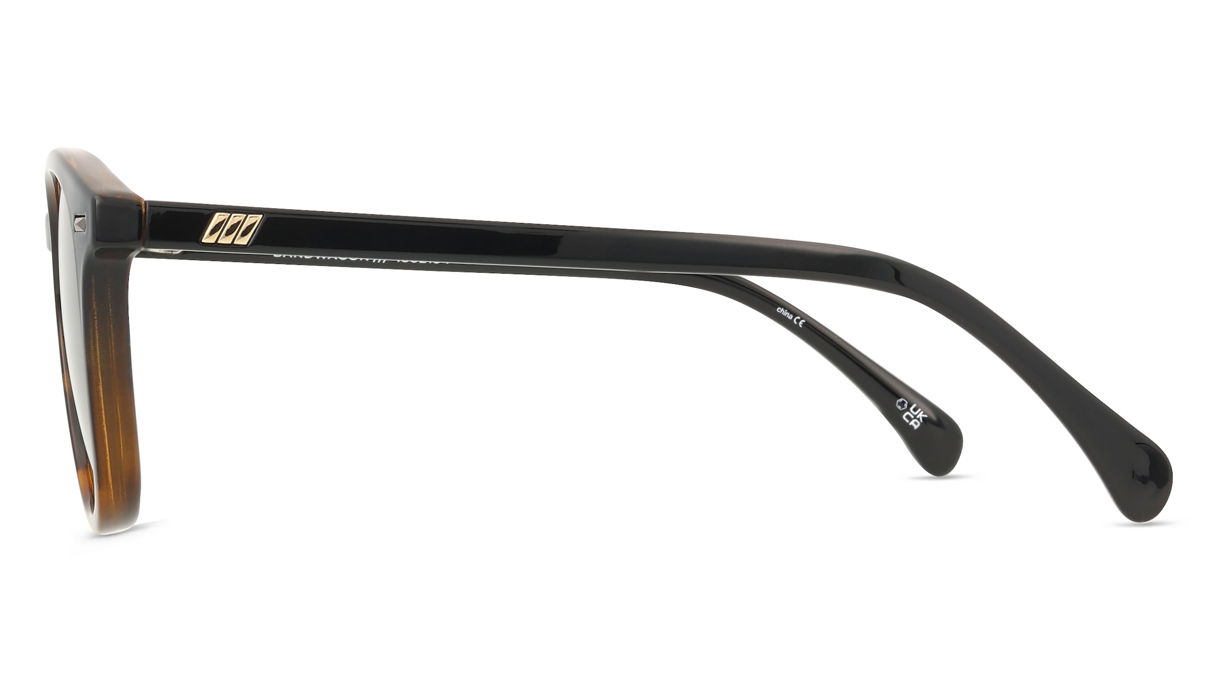 Thumbnail - Le Specs BANDWAGON Unisex-Sonnenbrille Vollrand Rund Kunststoff-Gestell, braun