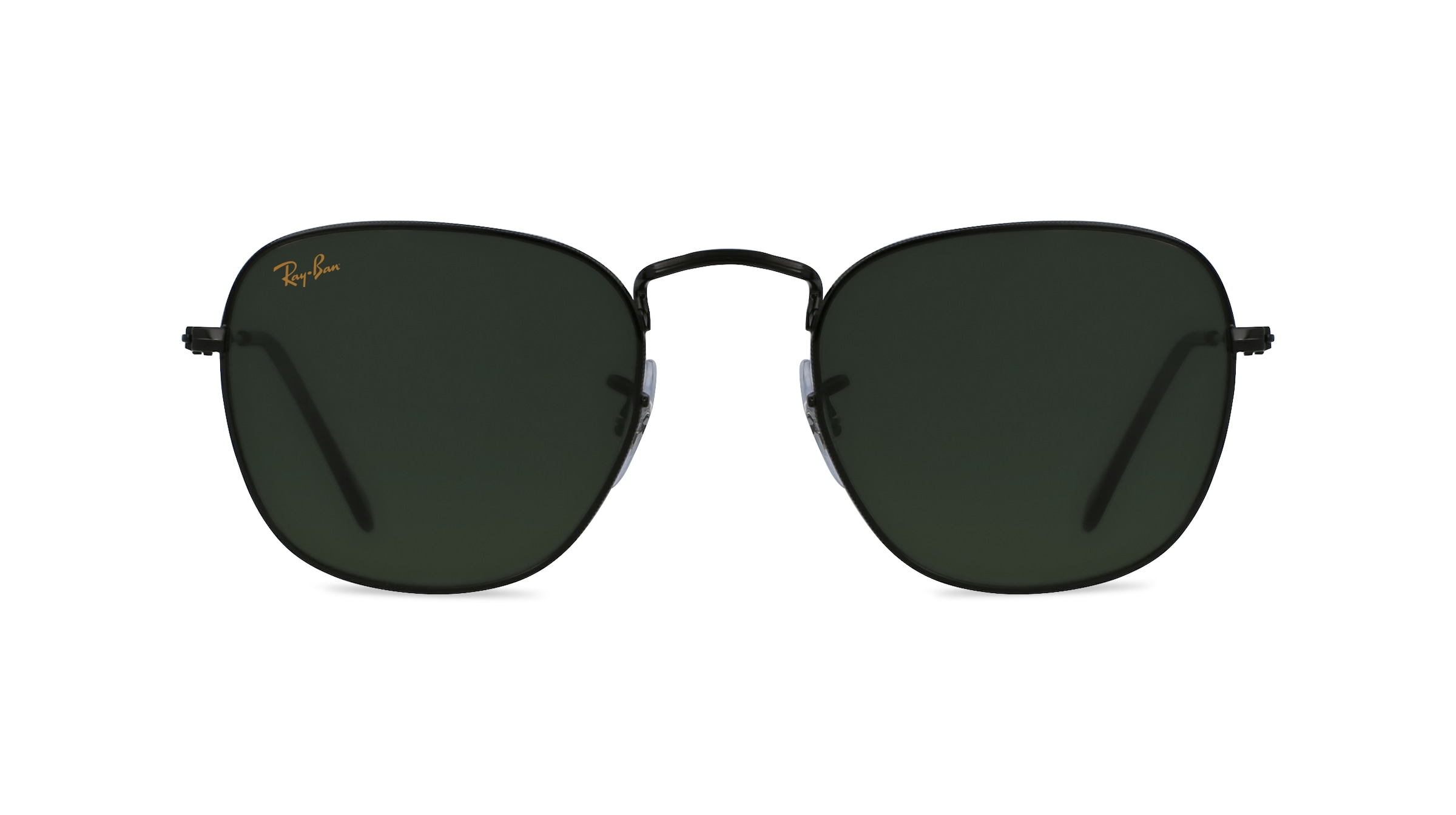 Ray-Ban RB 3857 FRANK Unisex-Sonnenbrille Vollrand Eckig Metall-Gestell, schwarz