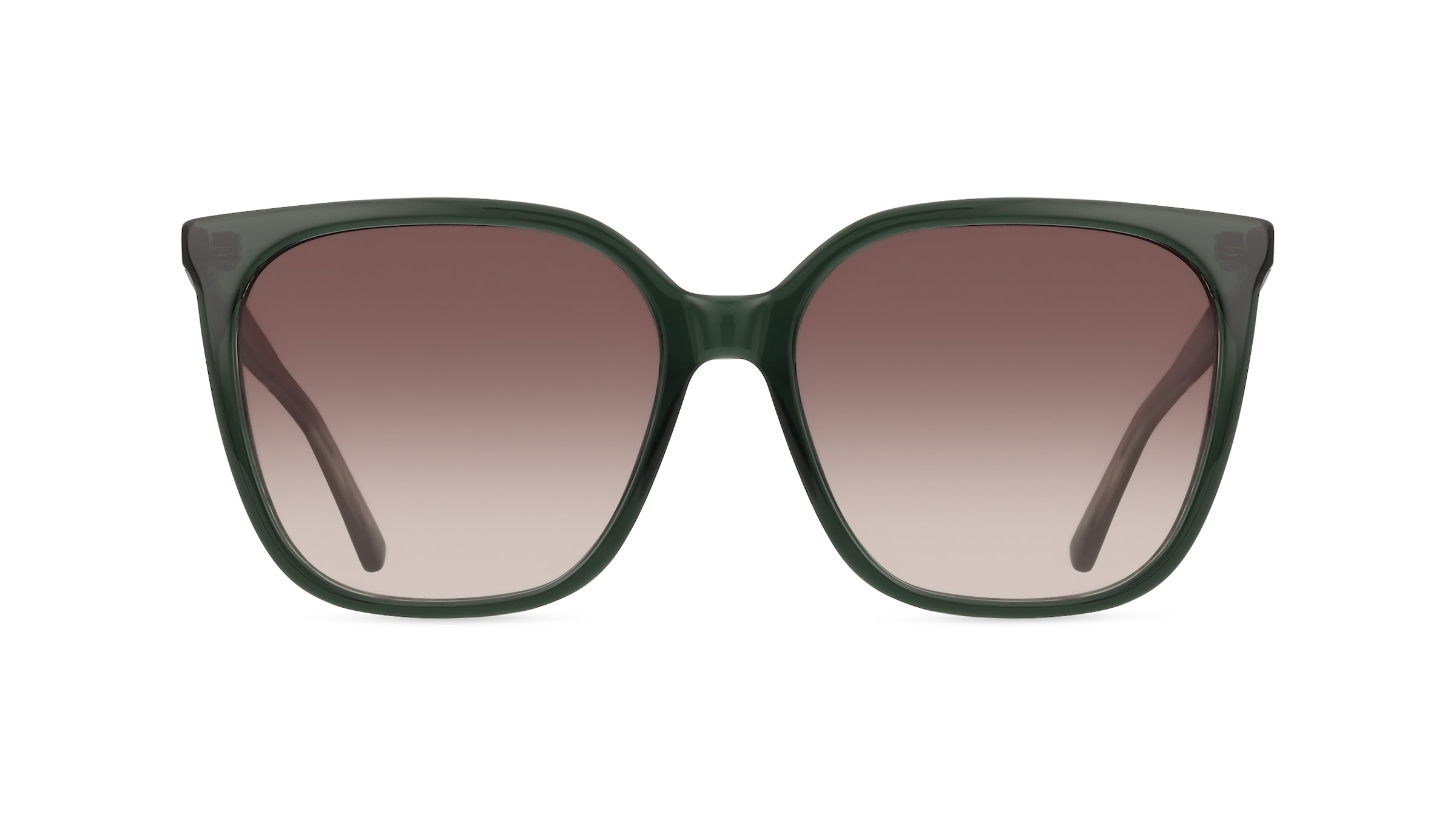 Calvin Klein CK24509S Damen-Sonnenbrille Vollrand Eckig Acetat-Gestell, grün