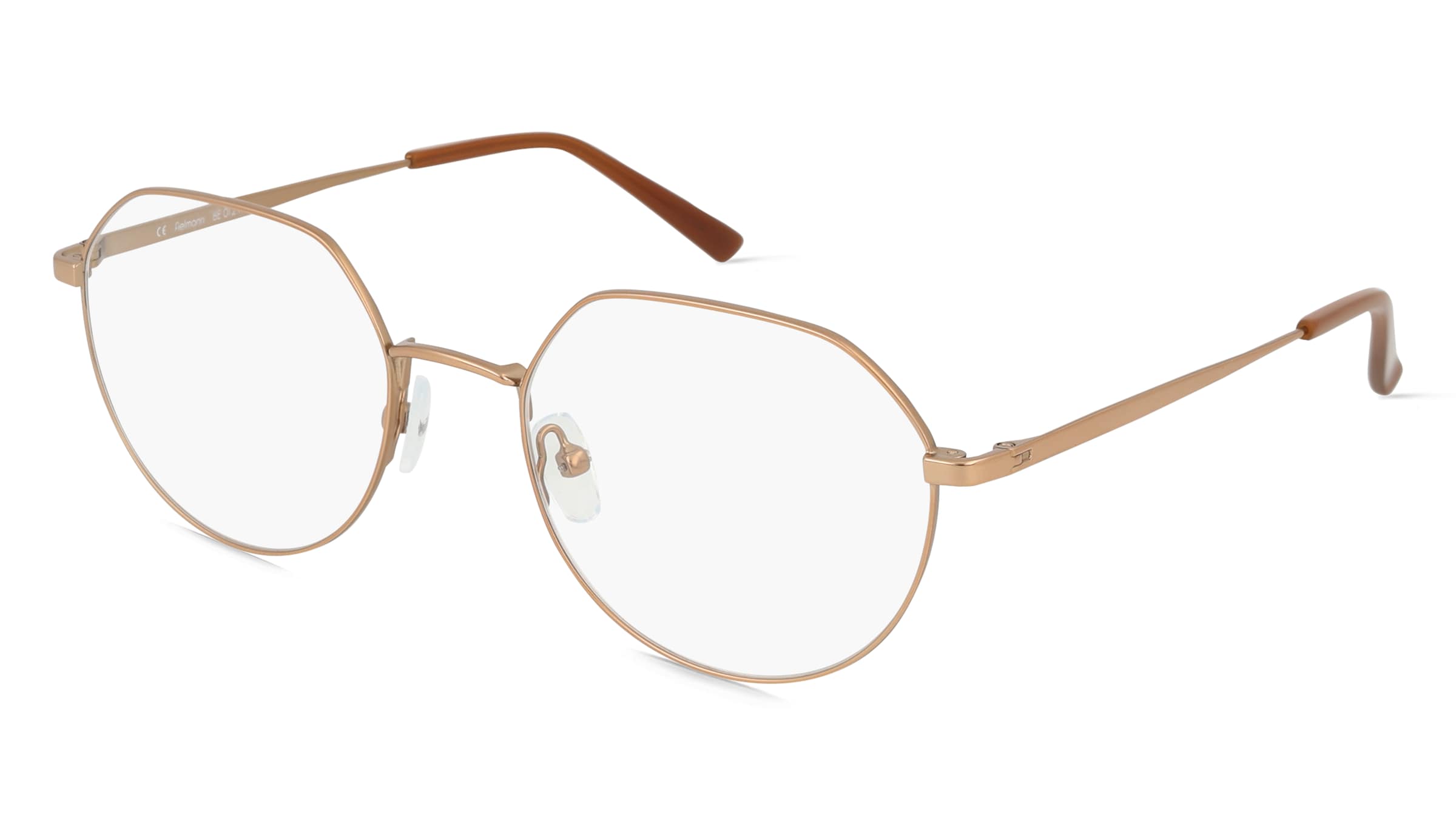 Fielmann BE 012 FA CLEO Damen-Brille inkl. Gläser Vollrand Panto Edelstahl-Gestell 51mm/20mm/135mm, gold