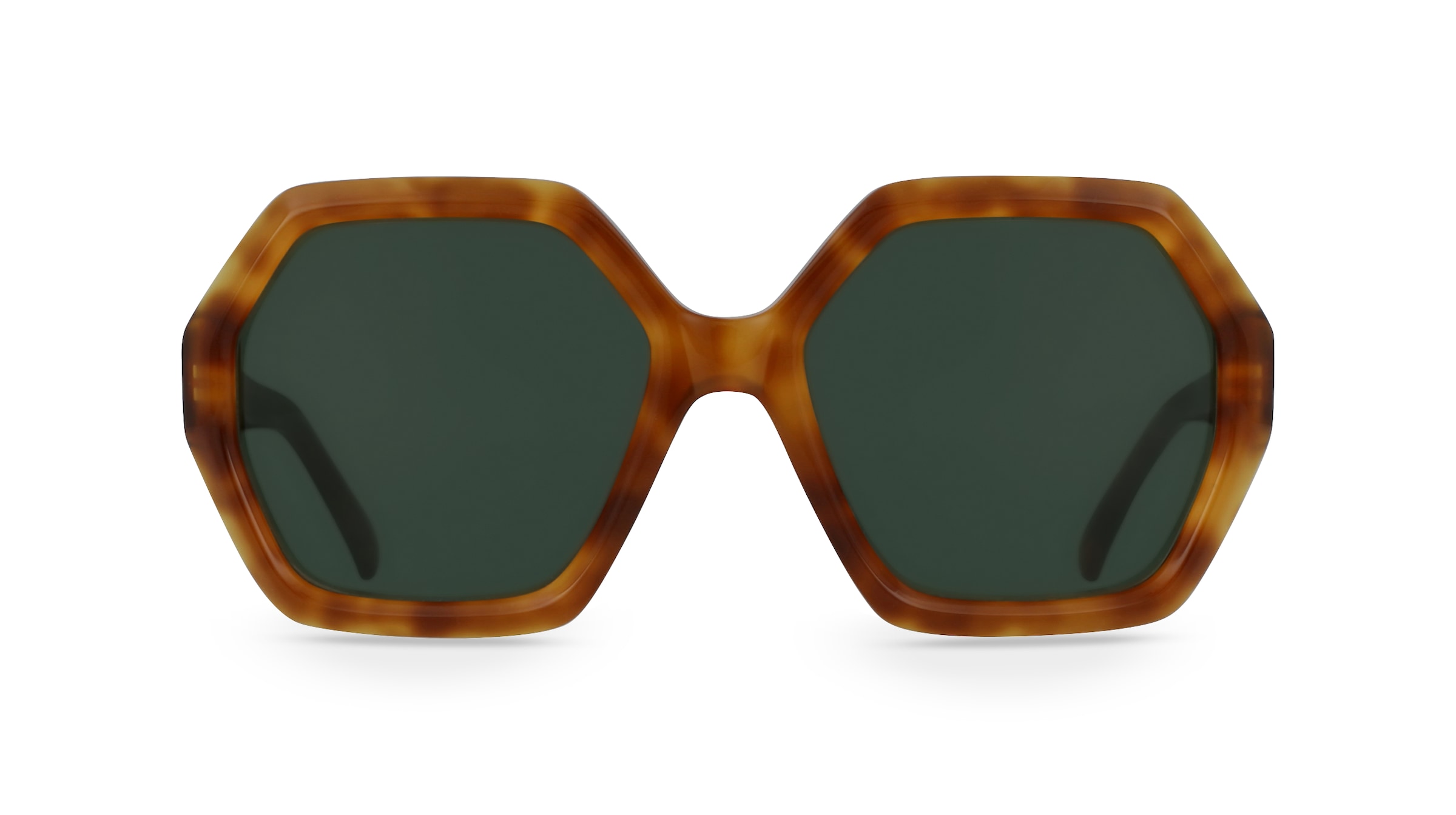 Fielmann MF 037 SUN FA Damen-Sonnenbrille Vollrand Quadratisch Acetat-Gestell, braun