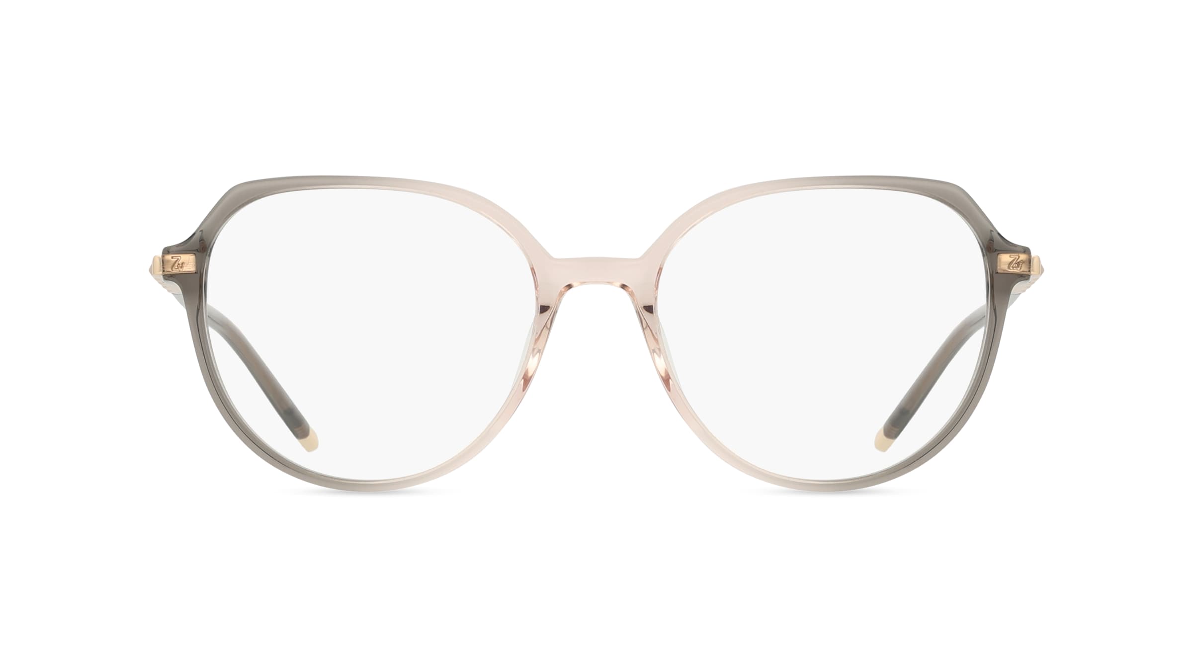 Zadig & Voltaire ZVVZV356 Unisex-Brille inkl. Gläser Vollrand Eckig Kunststoff-Gestell 53mm/17mm/135mm, grün