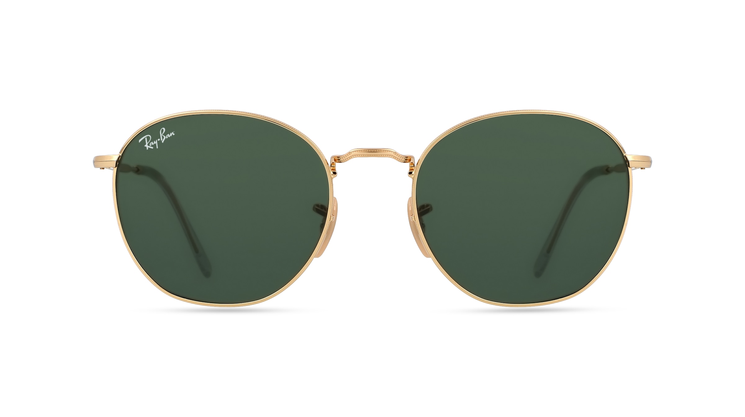 Ray-Ban RB 3772 ROB Unisex-Sonnenbrille Vollrand Oval Metall-Gestell, gold