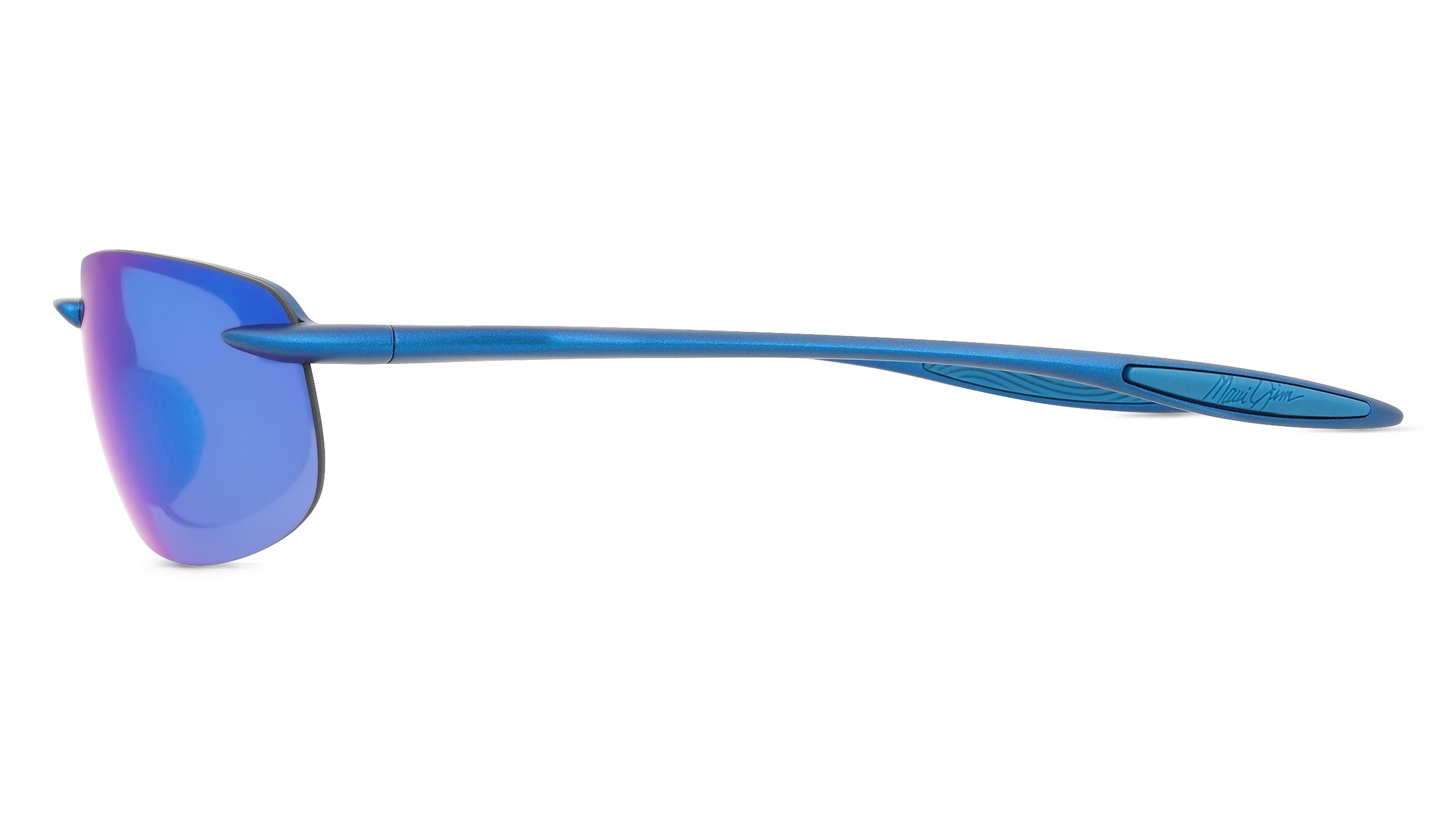 Thumbnail - Maui Jim MJ0676S HOOKIPA ULTRA Unisex-Sonnenbrille Vollrand Oval Kunststoff-Gestell, blau