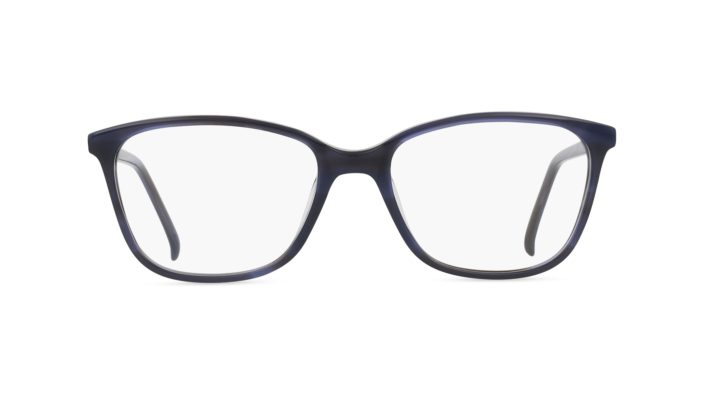 Fielmann BD 406 CL Damen-Brille inkl. Gläser Vollrand Eckig Acetat-Gestell 53mm/17mm/135mm, blau