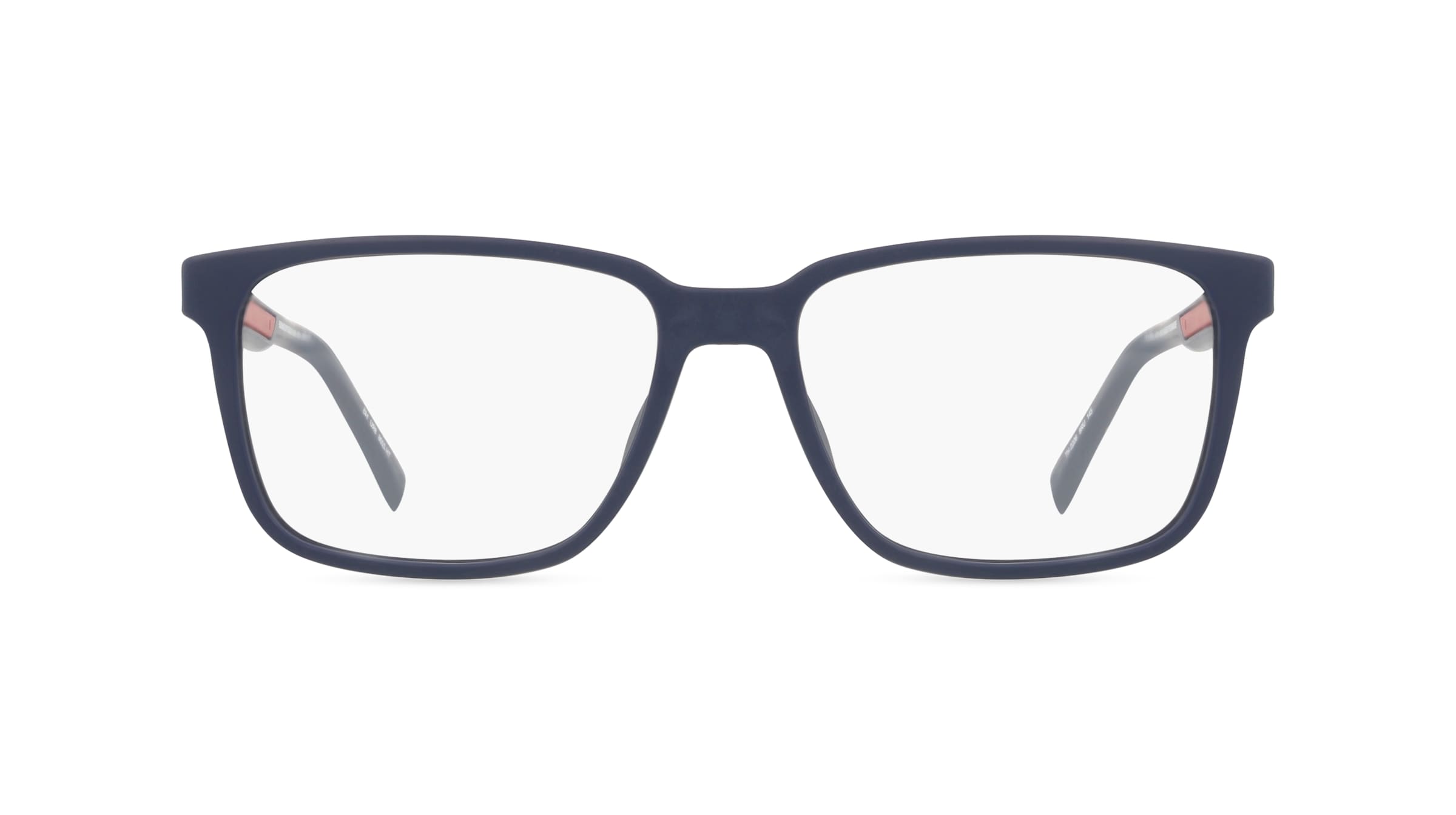 Tommy Hilfiger TH 2206 Herren-Brille inkl. Gläser Vollrand Eckig Kunststoff-Gestell 39mm/16mm/145mm, blau