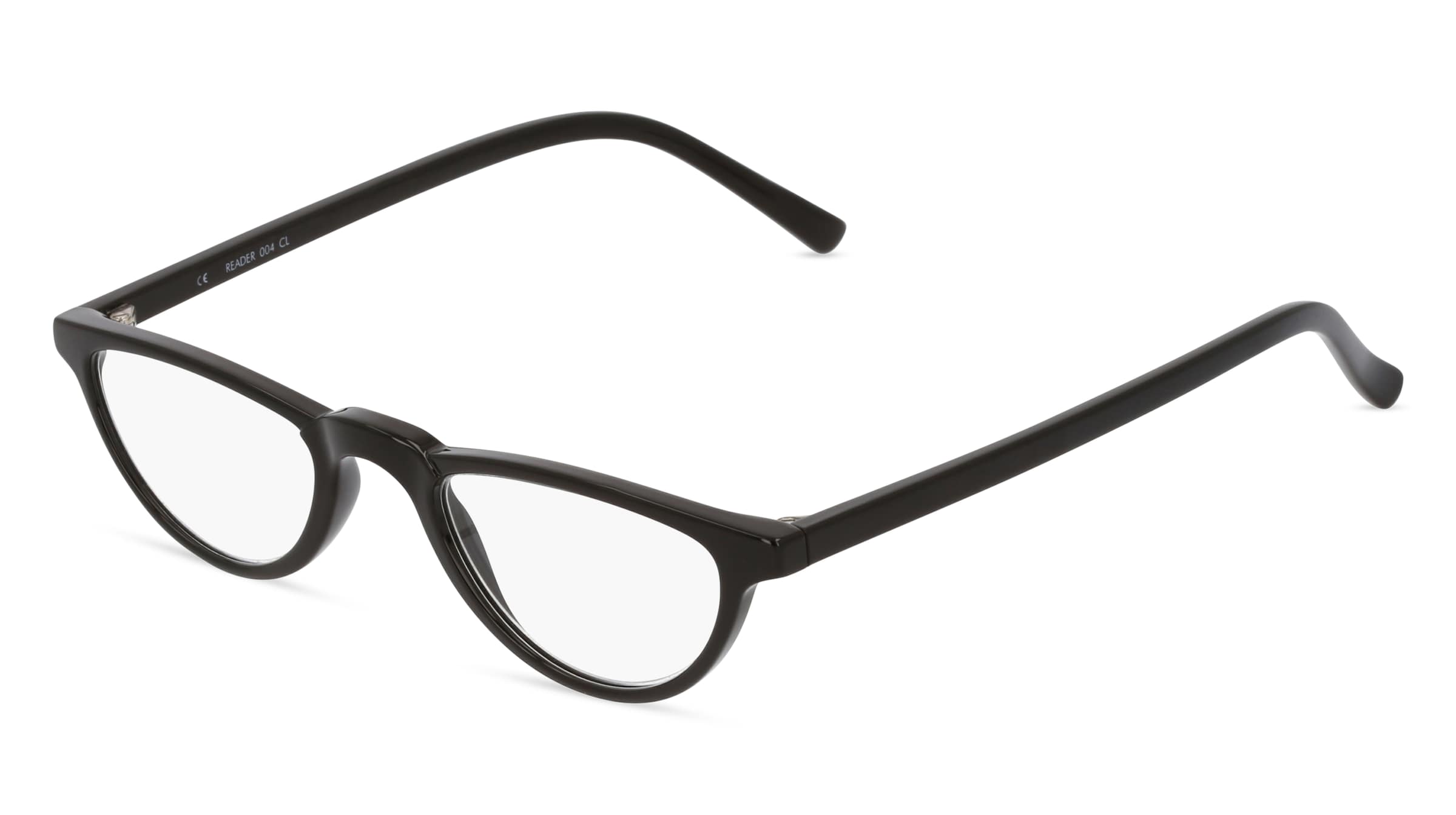Fielmann READER 004 Unisex-Fertiglesebrille Vollrand Quadratisch Propionat-Gestell, Schwarz