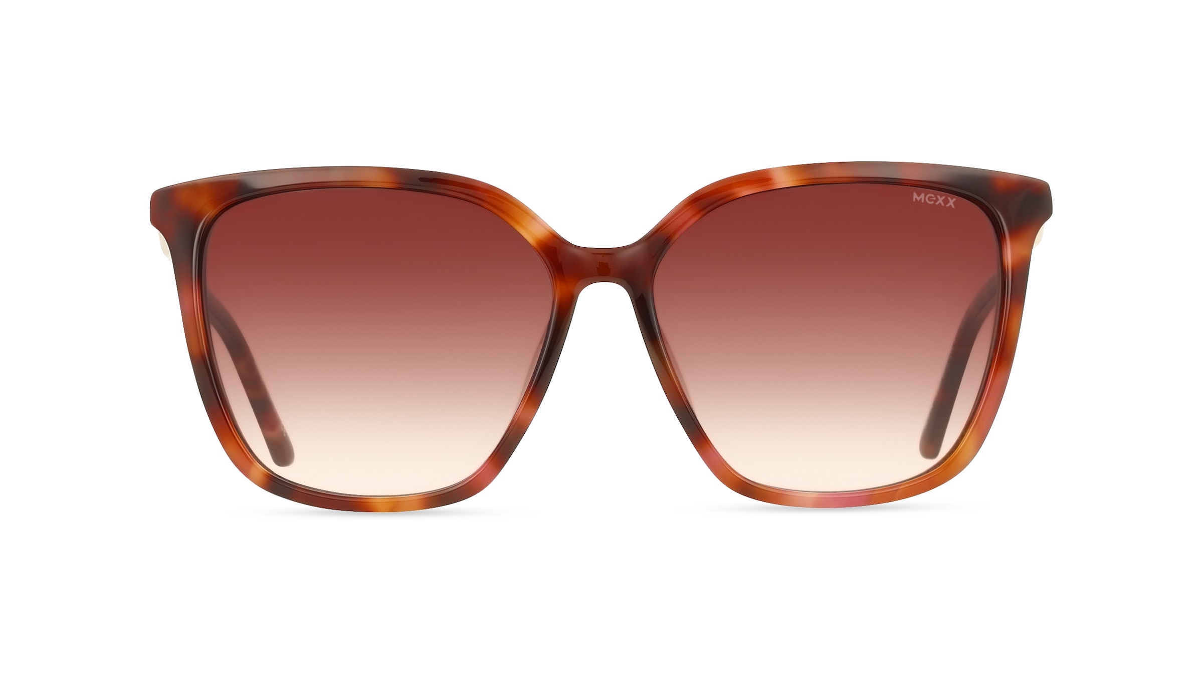 Mexx Eyes 6573 Damen-Sonnenbrille Vollrand Eckig Kunststoff-Gestell, braun