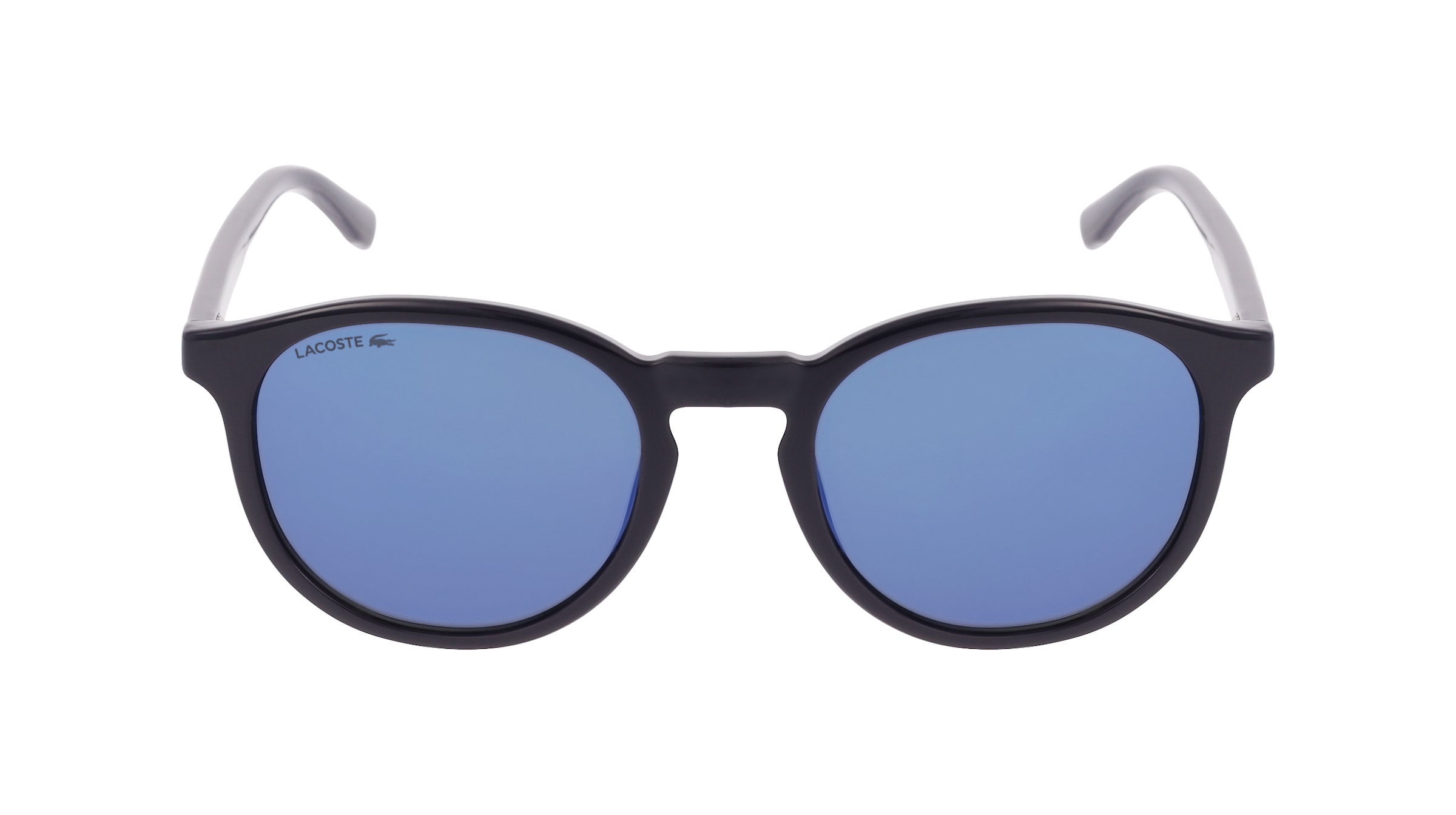 Lacoste L916S Unisex-Sonnenbrille Vollrand Rund Kunststoff-Gestell, blau