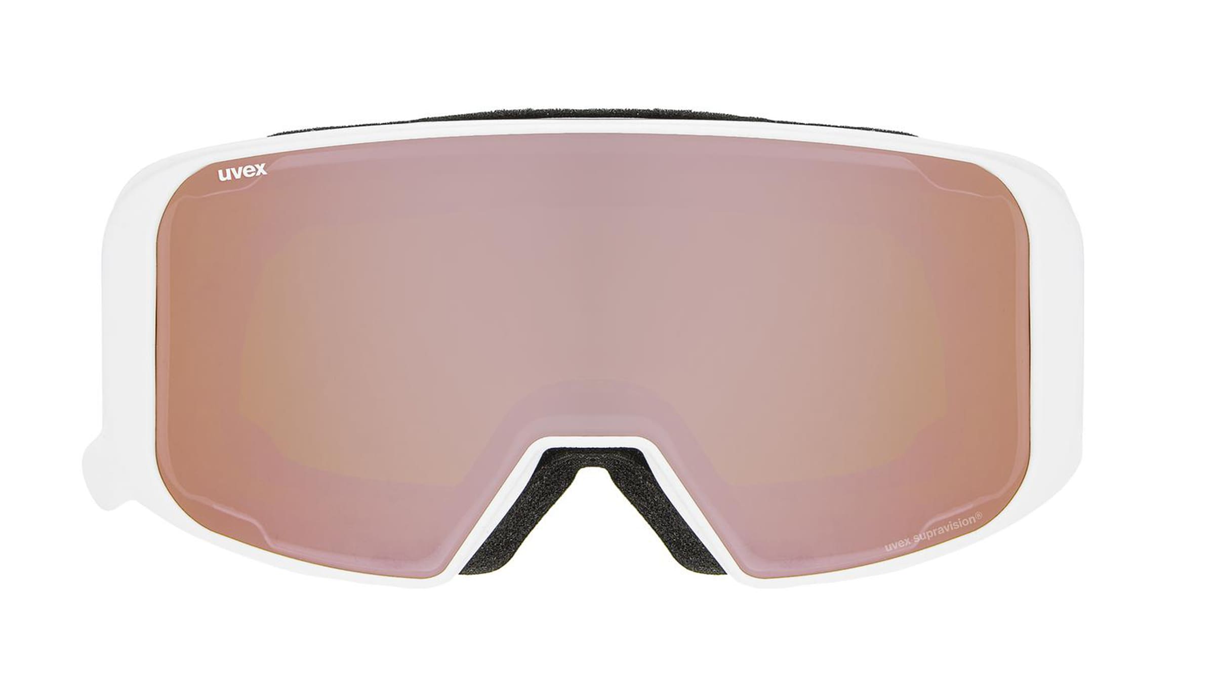 Uvex SAGA TO Unisex-Skibrille Vollrand Monoscheibe Kunststoff-Gestell, weiß