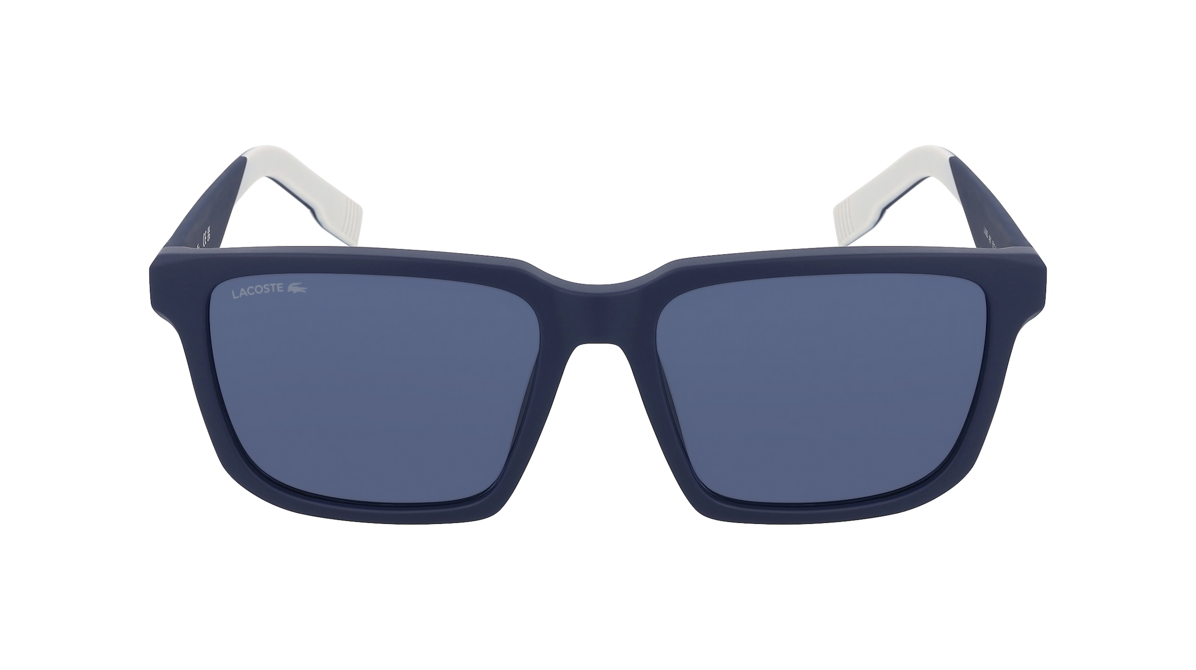 Lacoste L999S Herren-Sonnenbrille Vollrand Quadratisch Kunststoff-Gestell, blau