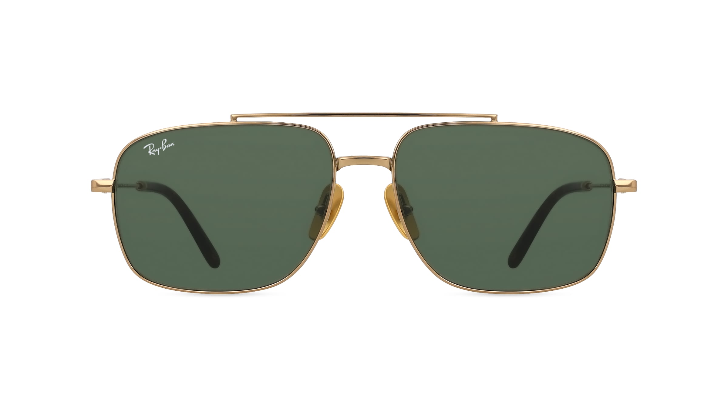 Ray-Ban RB8096 Unisex-Sonnenbrille Vollrand Pilot Titan-Gestell, gold