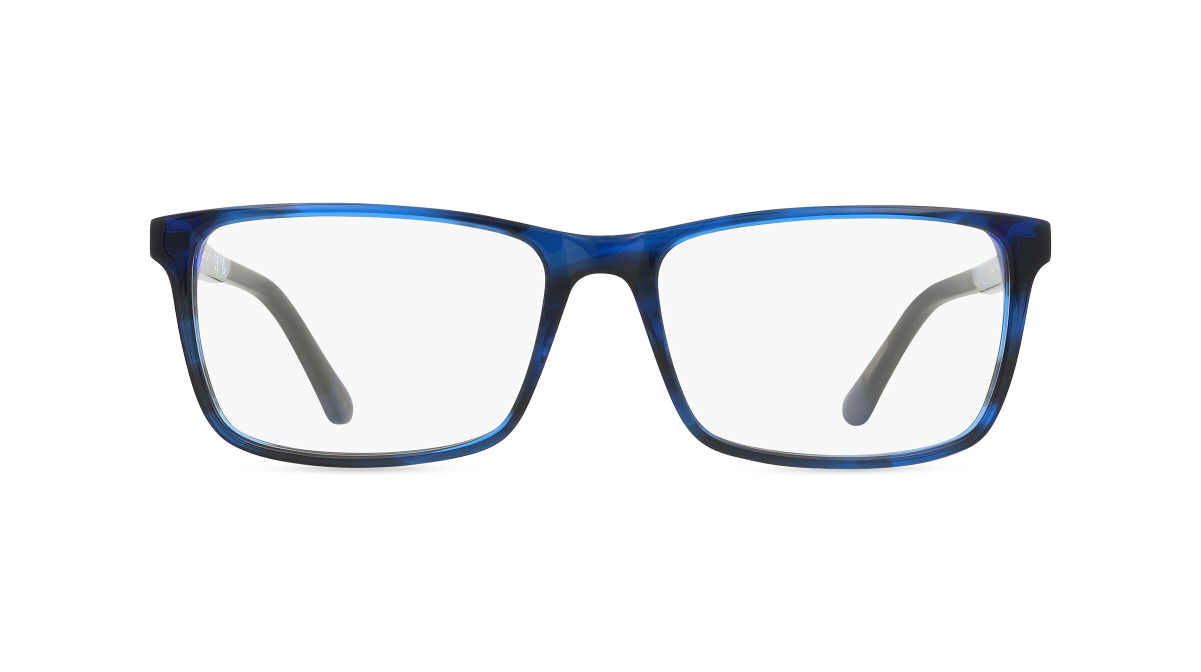 Gant GA3201 Unisex-Brille inkl. Gläser Vollrand Eckig Kunststoff-Gestell 57mm/16mm/150mm, blau