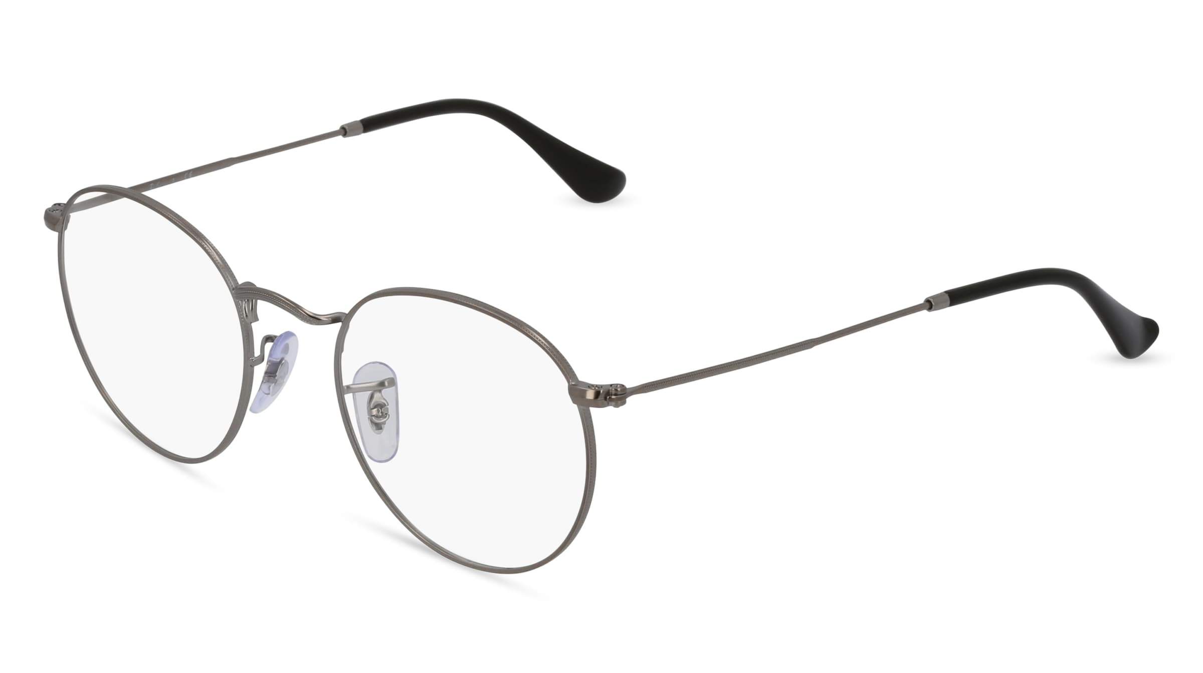 Ray-Ban RB 3447 V Unisex-Brille inkl. Gläser Vollrand Panto Metall-Gestell 50/21/145, Grau