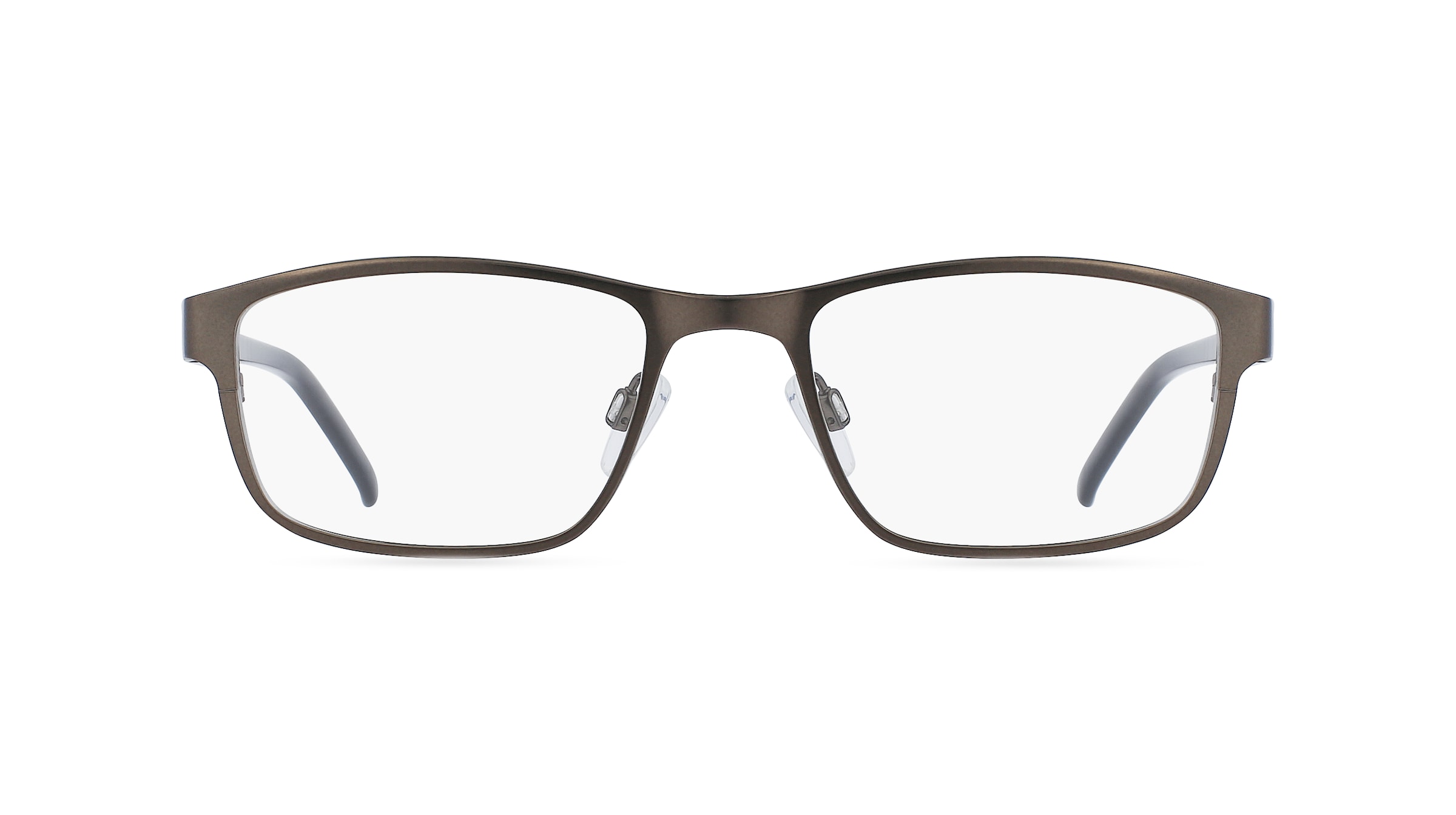 Fielmann CHARME 0764 FLEX CL Herren-Brille inkl. Gläser Vollrand Eckig Titan-Gestell 52mm/20mm/140mm, grau