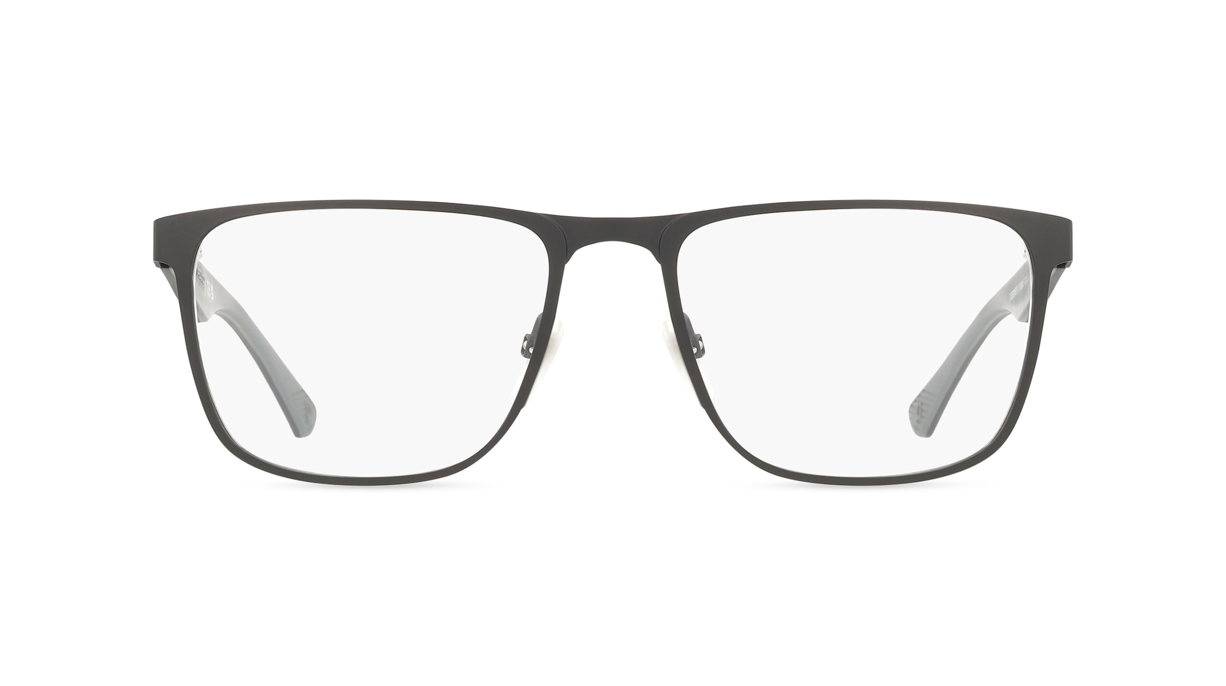 Police VPLN25 Herren-Brille inkl. Gläser Vollrand Eckig Metall-Gestell 54mm/18mm/145mm, schwarz