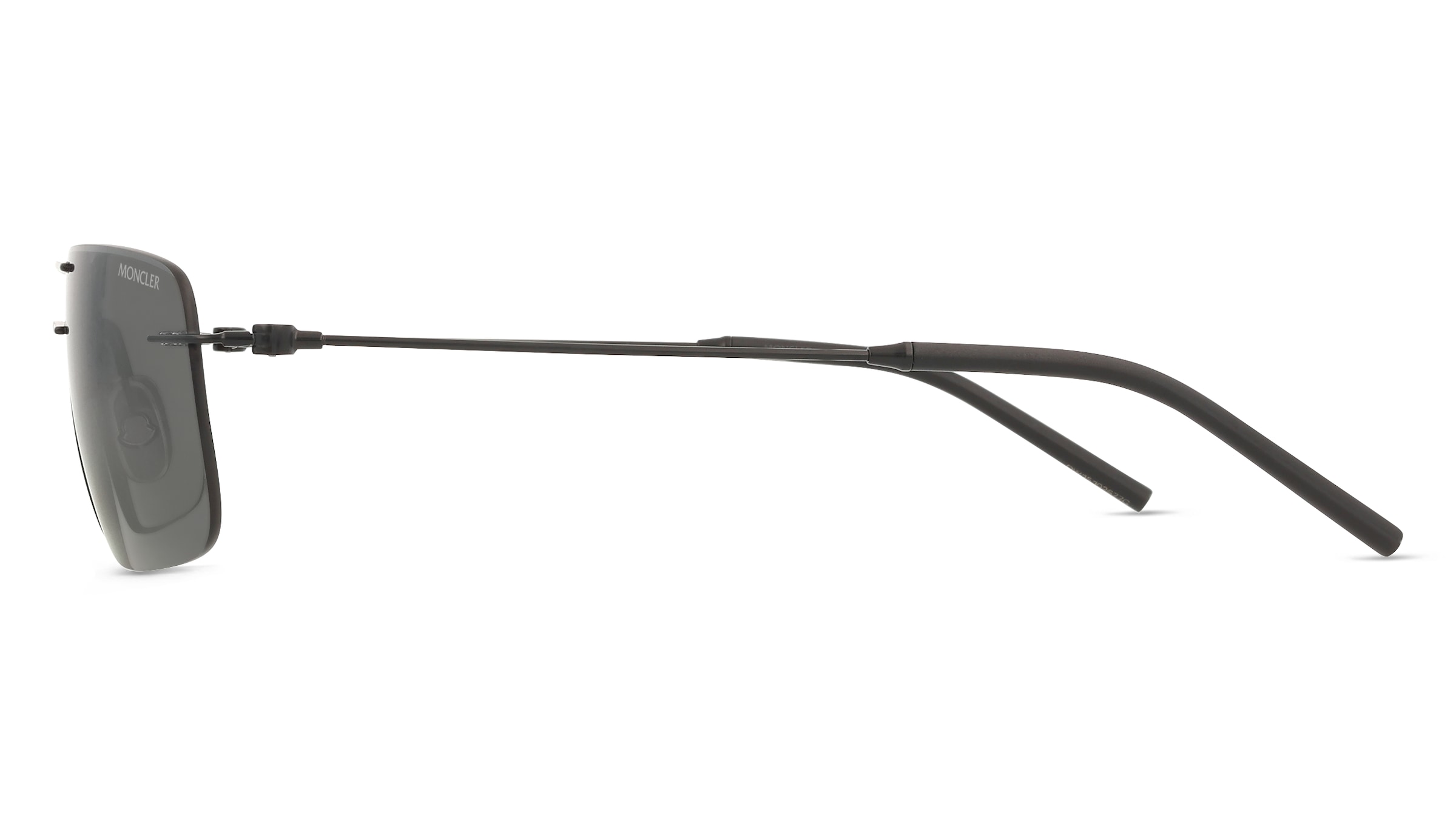 Thumbnail - Moncler ME4003 DOPPLER Unisex-Sonnenbrille Randlos Rectangular Metall-Gestell, schwarz
