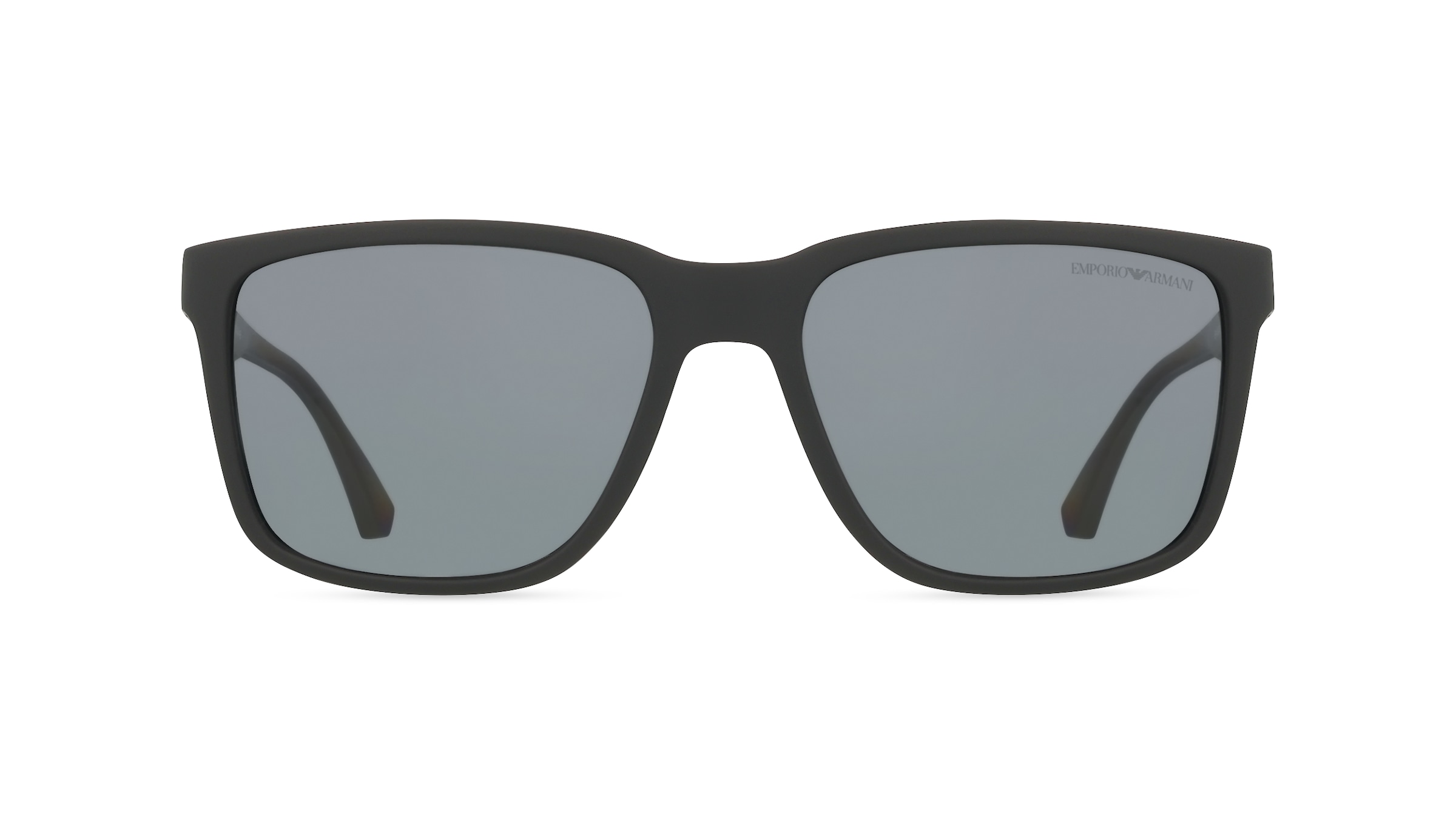Emporio Armani EA4047 Herren-Sonnenbrille Vollrand Eckig Kunststoff-Gestell, schwarz