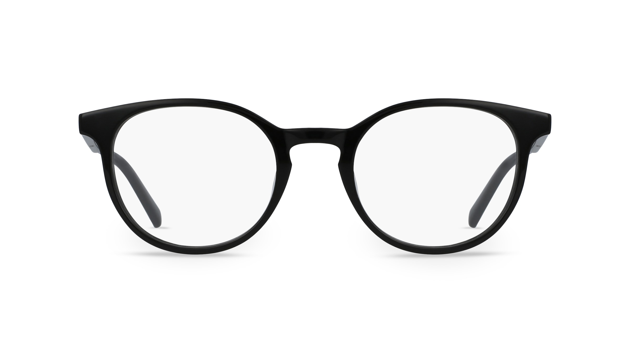 Fielmann MI 005 CL Damen-Brille inkl. Gläser Vollrand Panto Acetat-Gestell 48mm/20mm/135mm, schwarz