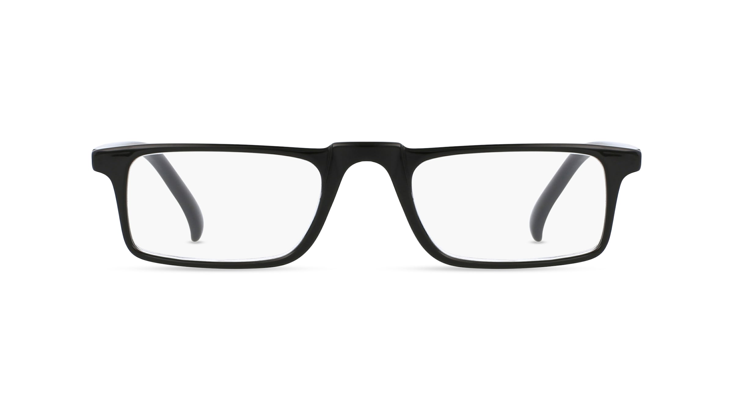 Fielmann READER 003 CL Unisex-Fertiglesebrille Vollrand Quadratisch Kunststoff-Gestell, Schwarz