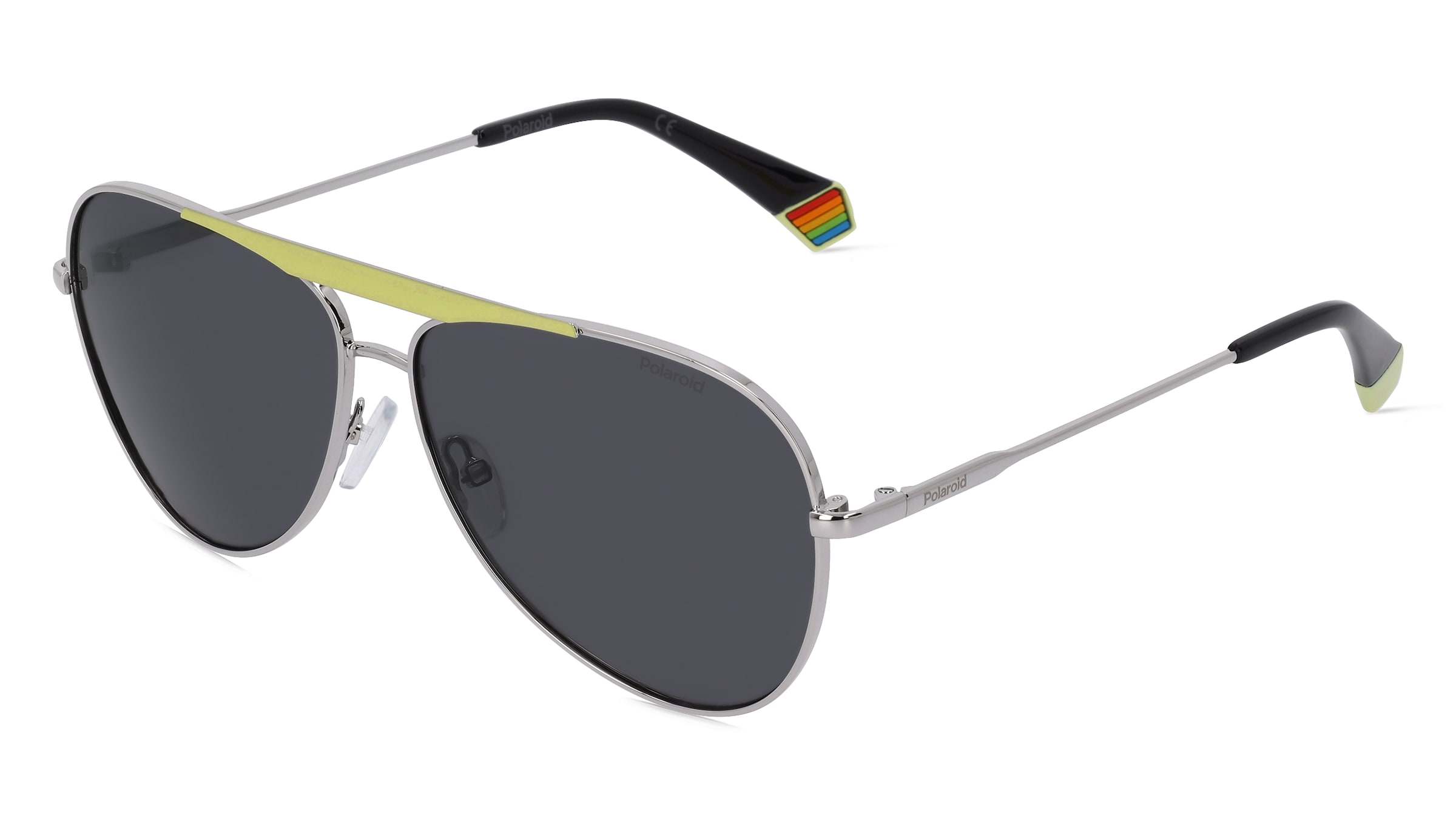 Polaroid Pld 6200/S/X Unisex-Sonnenbrille Vollrand Pilot Metall-Gestell, Grau