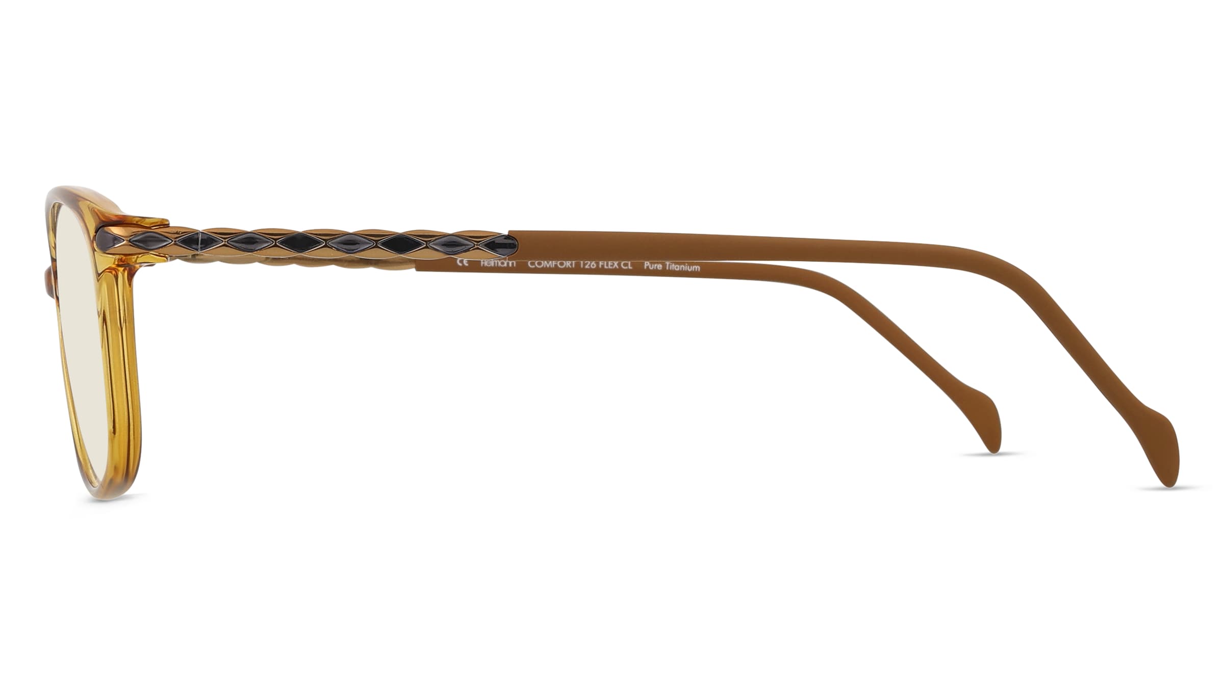Thumbnail - Fielmann COMFORT 126 FLEX CL Damen-Brille inkl. Gläser Vollrand Oval TR90-Gestell 52mm/14mm/130mm, gelb