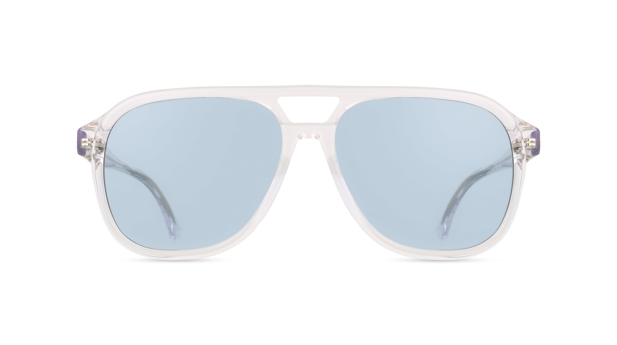 Fielmann LN 066 SUN FA JOHN Herren-Sonnenbrille Vollrand Pilot Acetat-Gestell, transparent