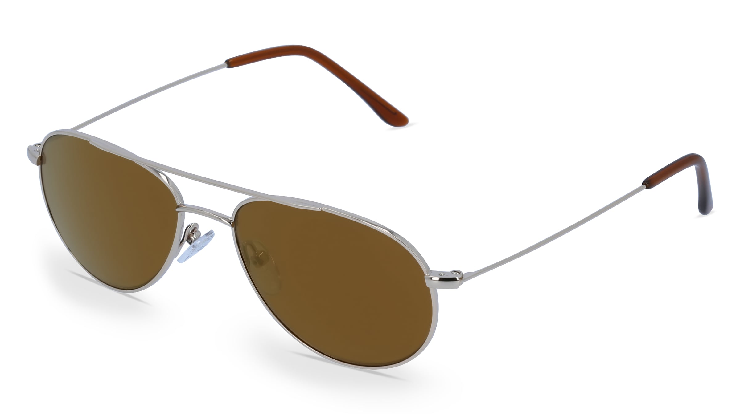 Fielmann BD 039 MOD SUN CL Unisex-Sonnenbrille Vollrand Pilot Metall-Gestell, gold