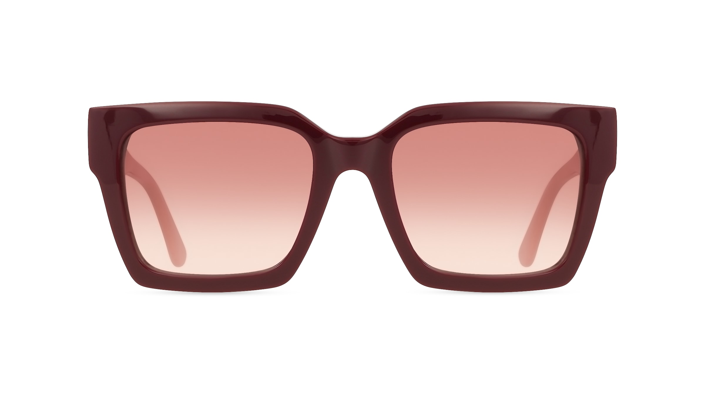 Karl Lagerfeld KL6057S Damen-Sonnenbrille Vollrand Eckig Kunststoff-Gestell, rot