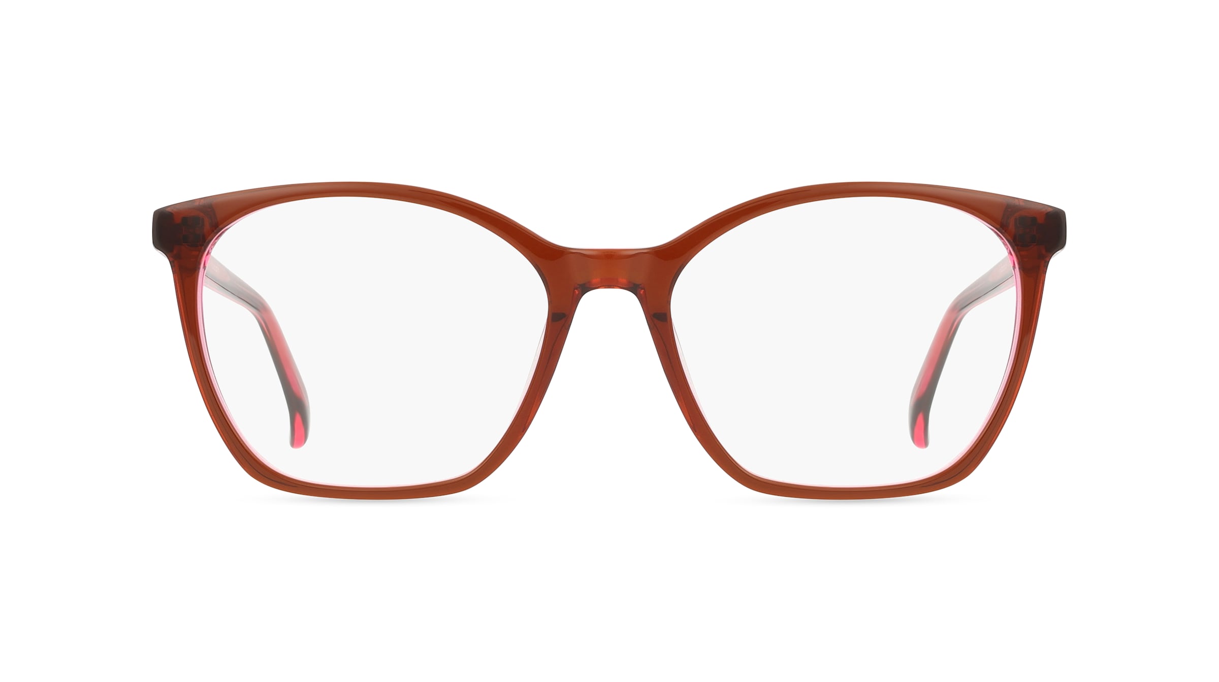 Fielmann ABC 085 FA JULIA Damen-Brille inkl. Gläser Vollrand Butterfly Acetat-Gestell 54mm/17mm/140mm, Rot