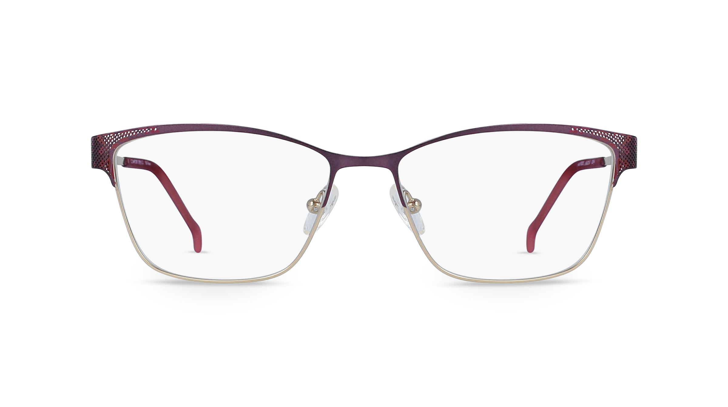 Fielmann COMFORT 095 CL Damen-Brille inkl. Gläser Vollrand Eckig Titan-Gestell 52mm/15mm/130mm, lila