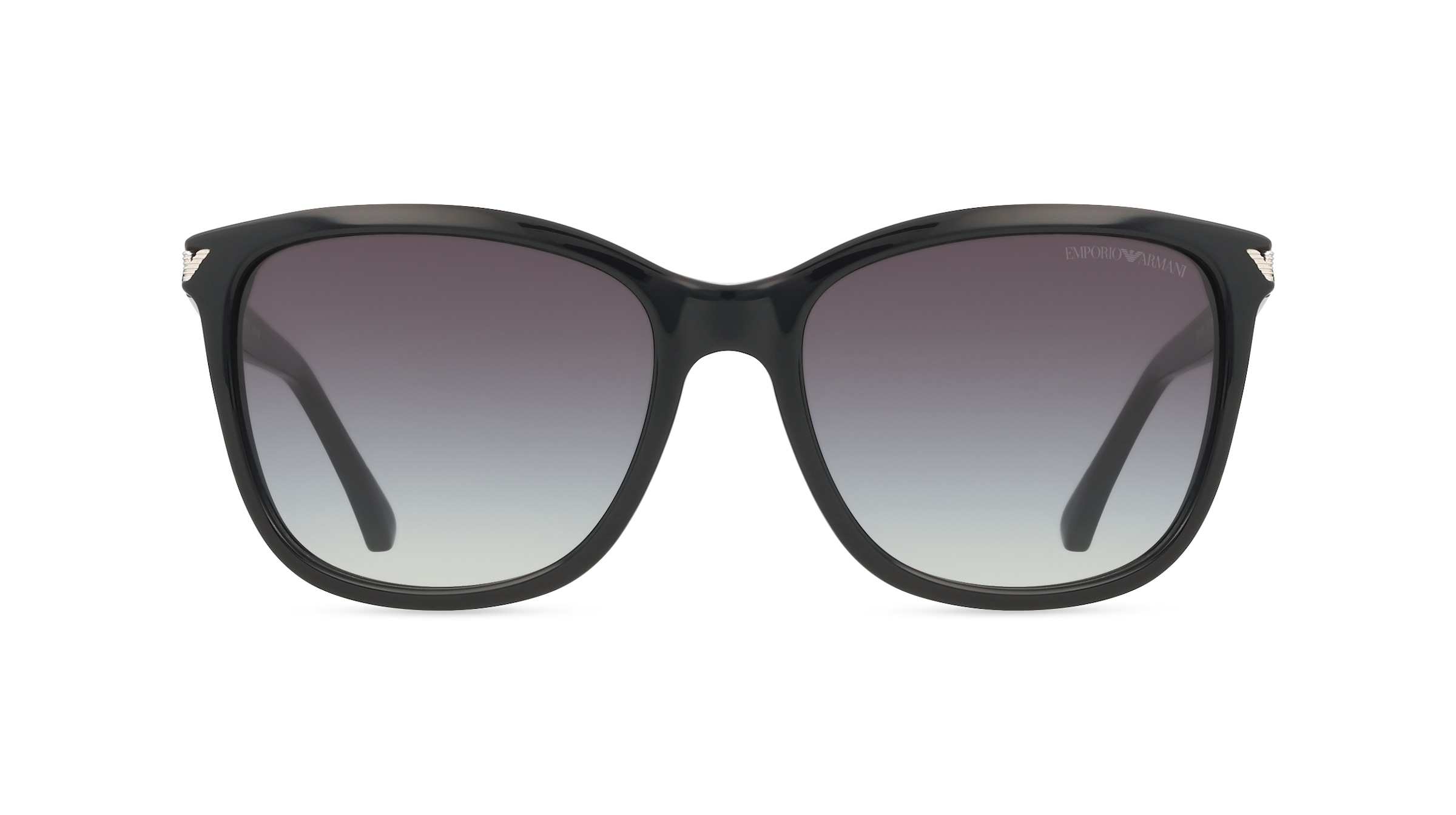 Emporio Armani EA4060 Damen-Sonnenbrille Vollrand Quadratisch Acetat-Gestell, Schwarz
