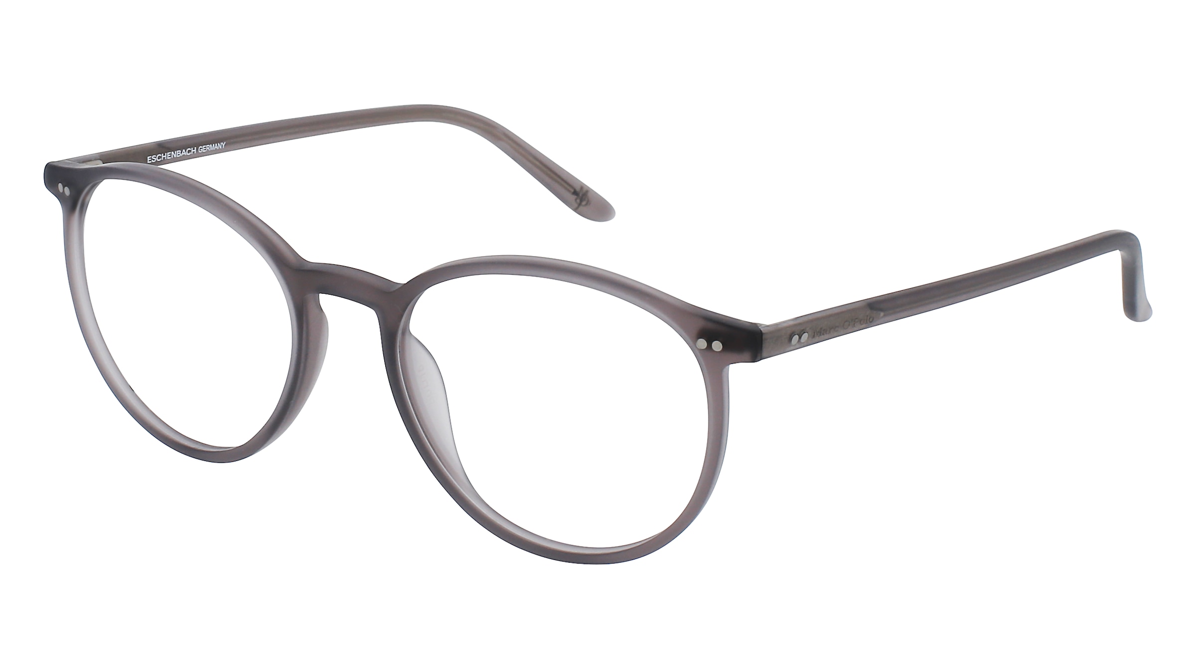 Marc O’Polo Eyewear 503084 Unisex-Brille inkl. Gläser Vollrand Panto Kunststoff-Gestell 50/18/140, Grau