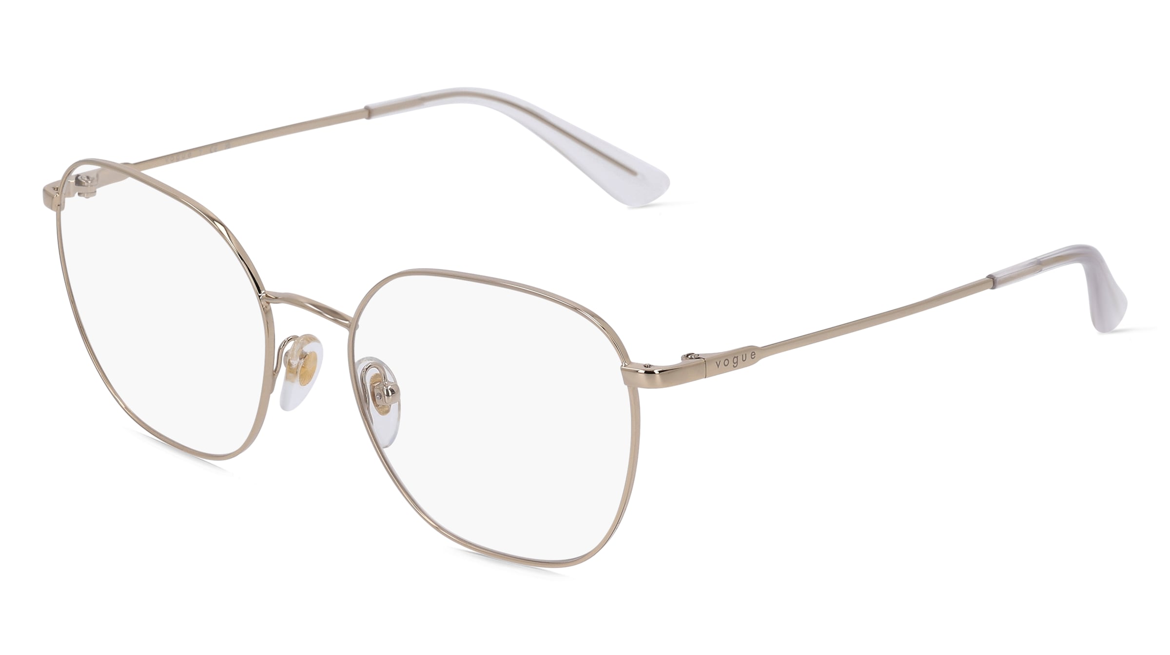 Vogue VO4178 Damen-Brille inkl. Gläser Vollrand Quadratisch Metall-Gestell 50/18/135, Gold