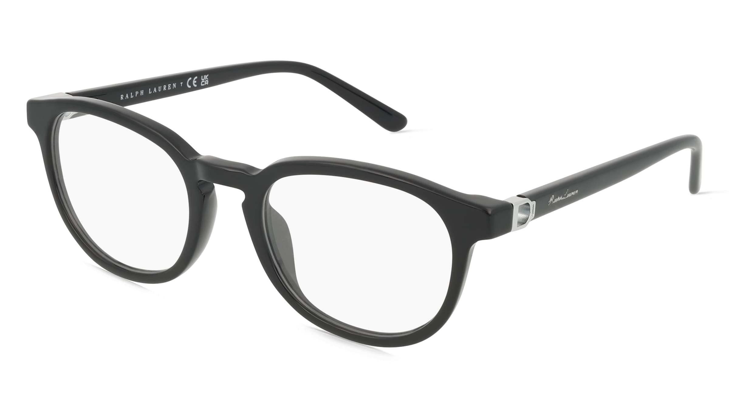 Polo Ralph Lauren RL6224U Herren-Brille inkl. Gläser Vollrand Panto Acetat-Gestell 51/21/145, Schwarz