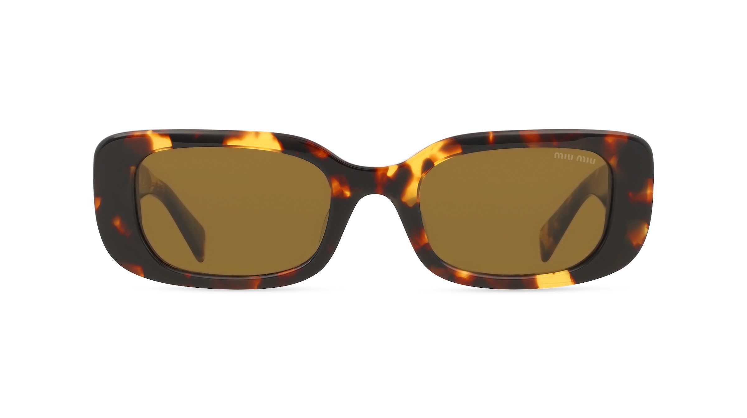 Miu Miu MU08YS Damen-Sonnenbrille Vollrand Eckig Acetat-Gestell, Gelb