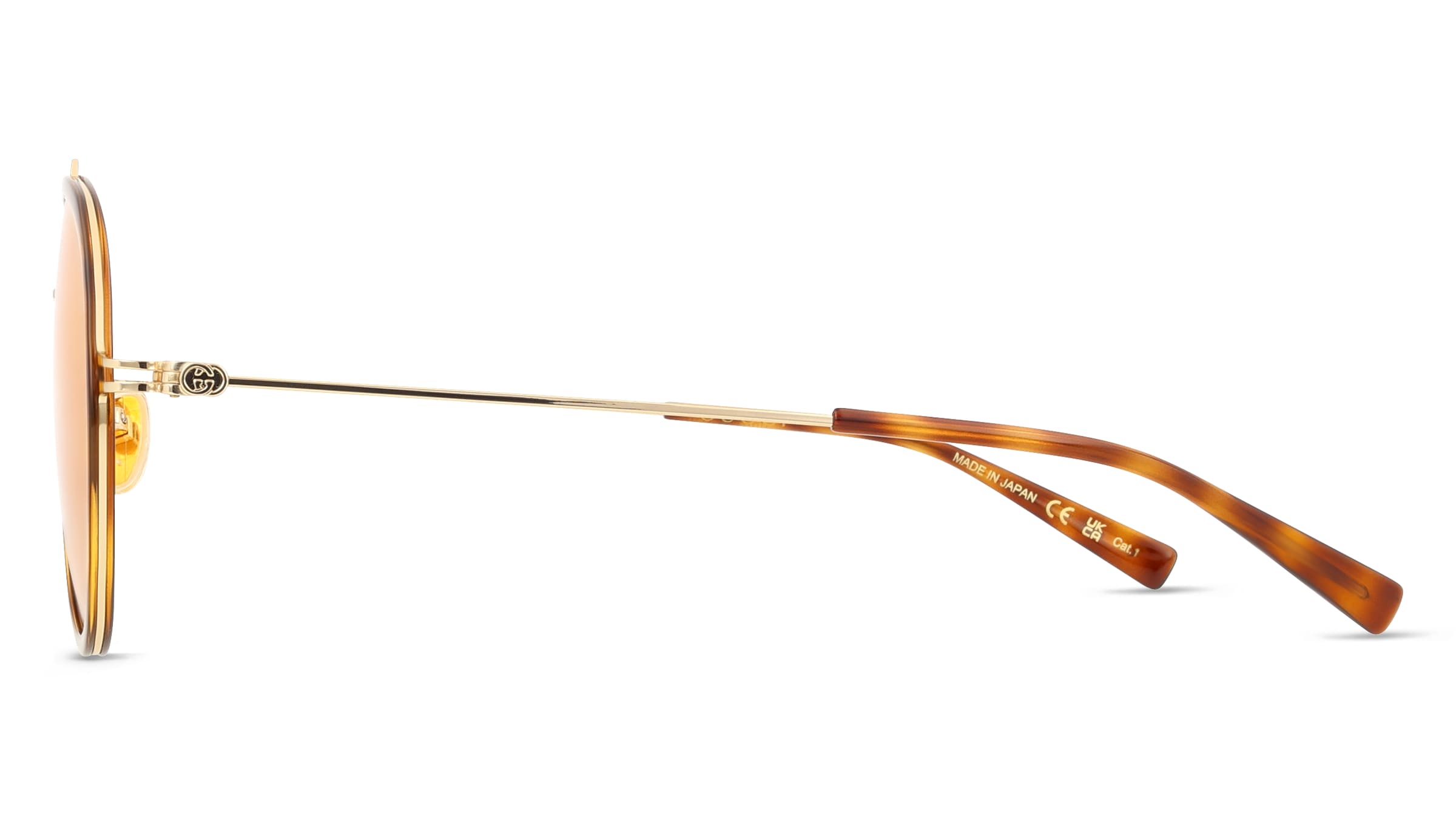 Thumbnail - Gucci GG1981S Herren-Sonnenbrille Vollrand Pilot Kunststoff-Gestell, braun