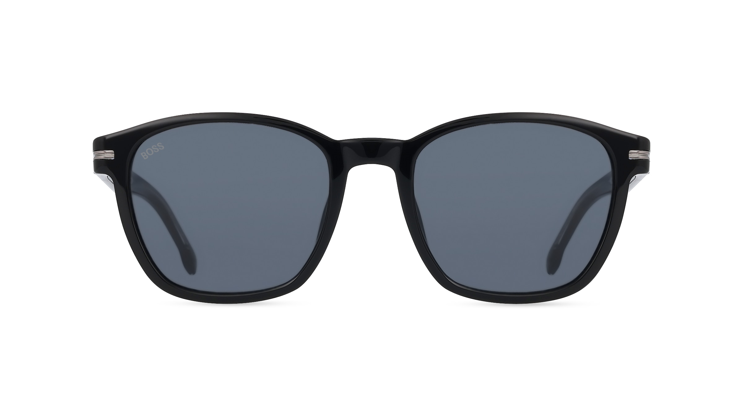 Boss 1505/S Herren-Sonnenbrille Vollrand Eckig Bio-Acetat-Gestell, schwarz