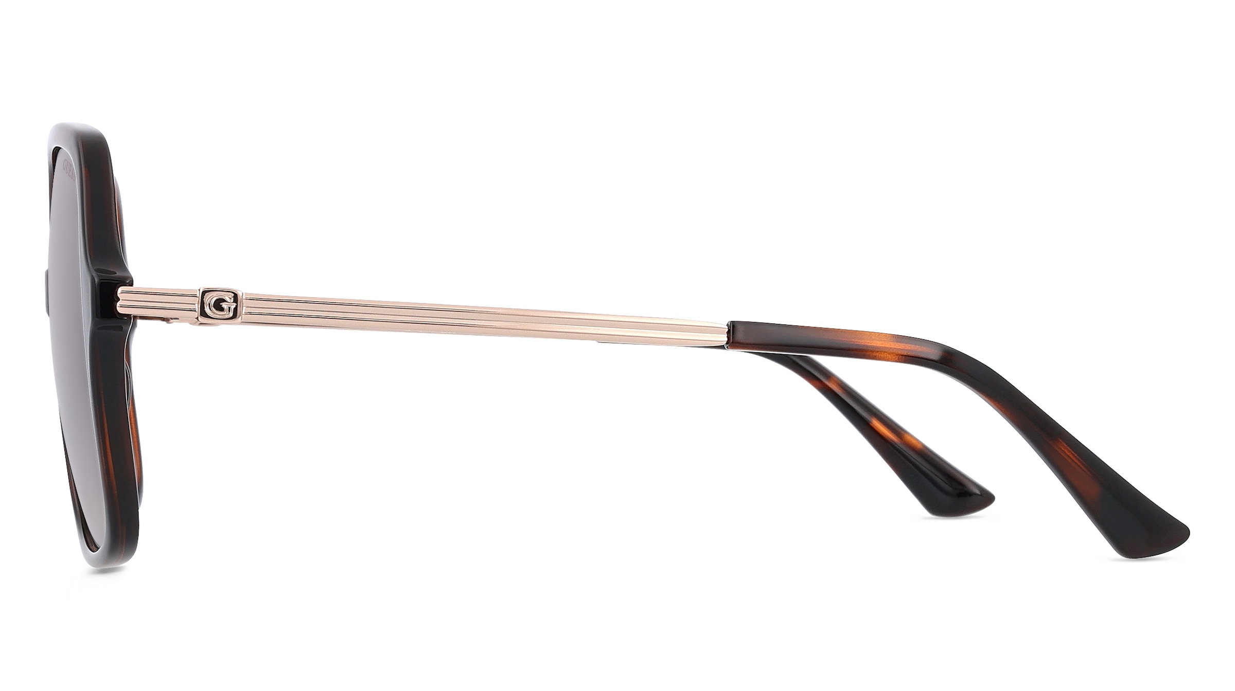 Thumbnail - Guess GU7845 Damen-Sonnenbrille Vollrand Eckig Kunststoff-Gestell, braun