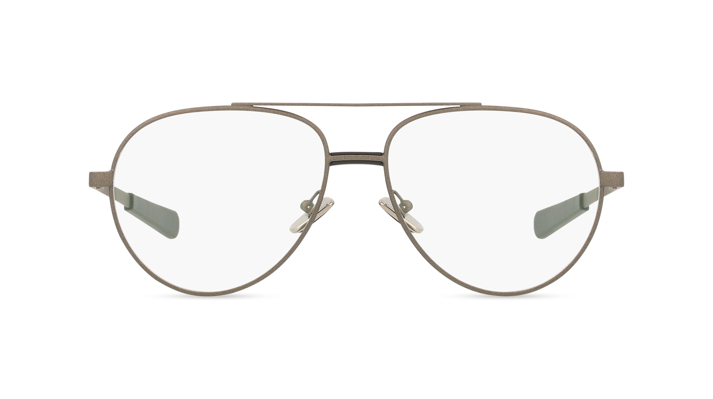 Moncler ME1008 Unisex-Brille inkl. Gläser Vollrand Pilot Metall-Gestell 56mm/15mm/145mm, Grau