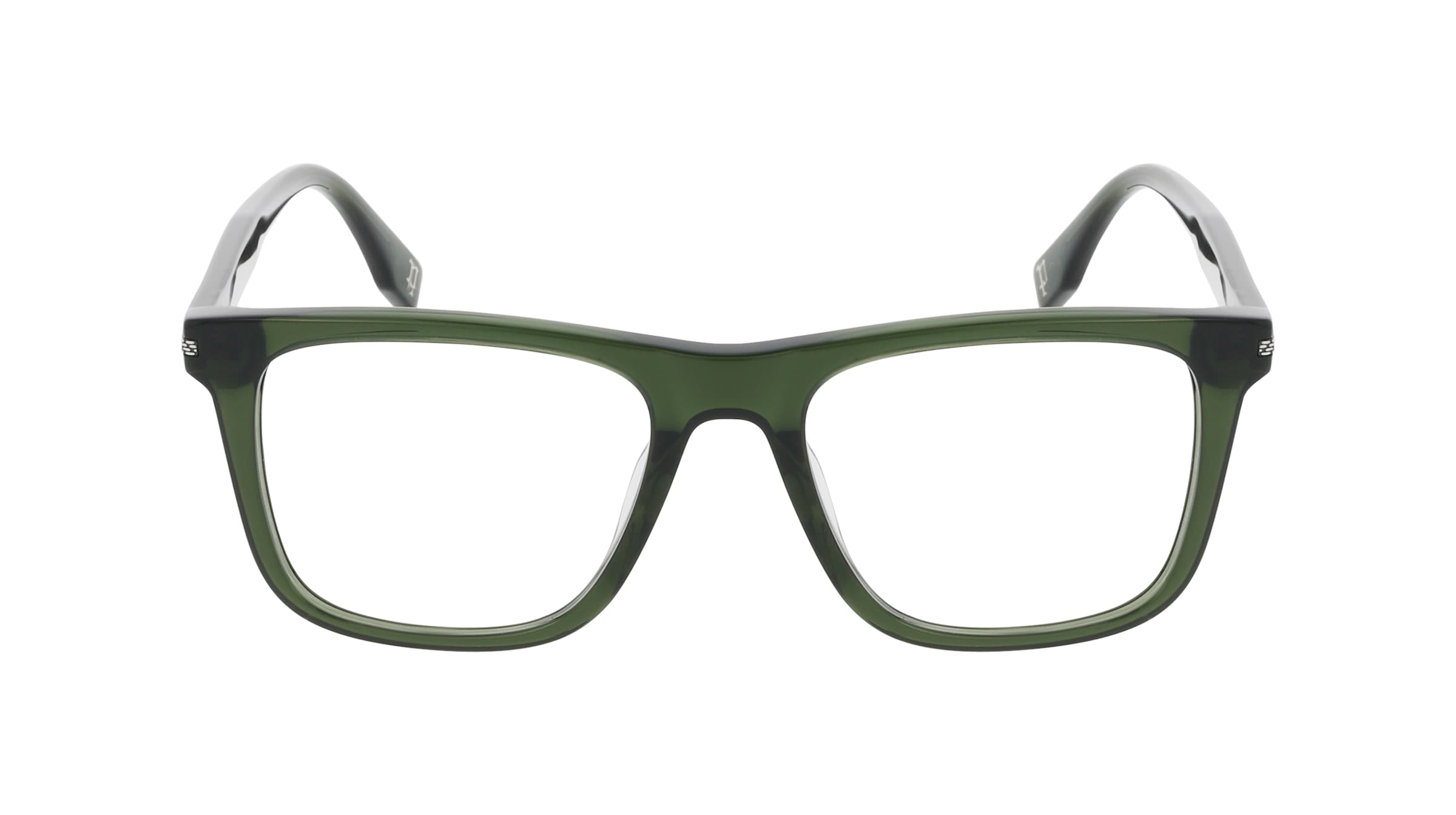Police VPLR62 Herren-Brille inkl. Gläser Vollrand Eckig Kunststoff-Gestell 52/18/150, grün