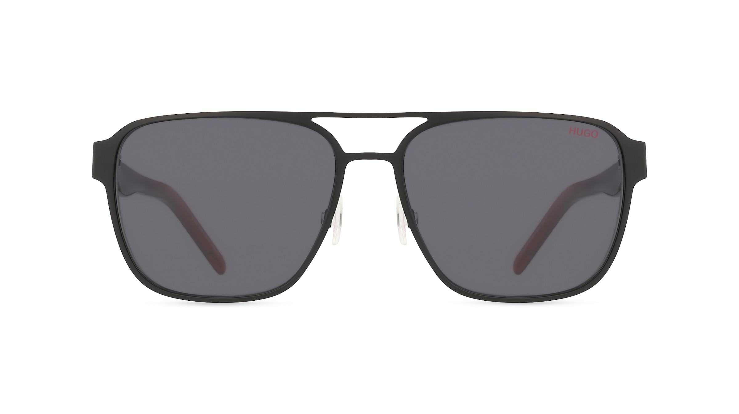 Hugo HG 1298/S Herren-Sonnenbrille Vollrand Pilot Metall-Gestell, schwarz