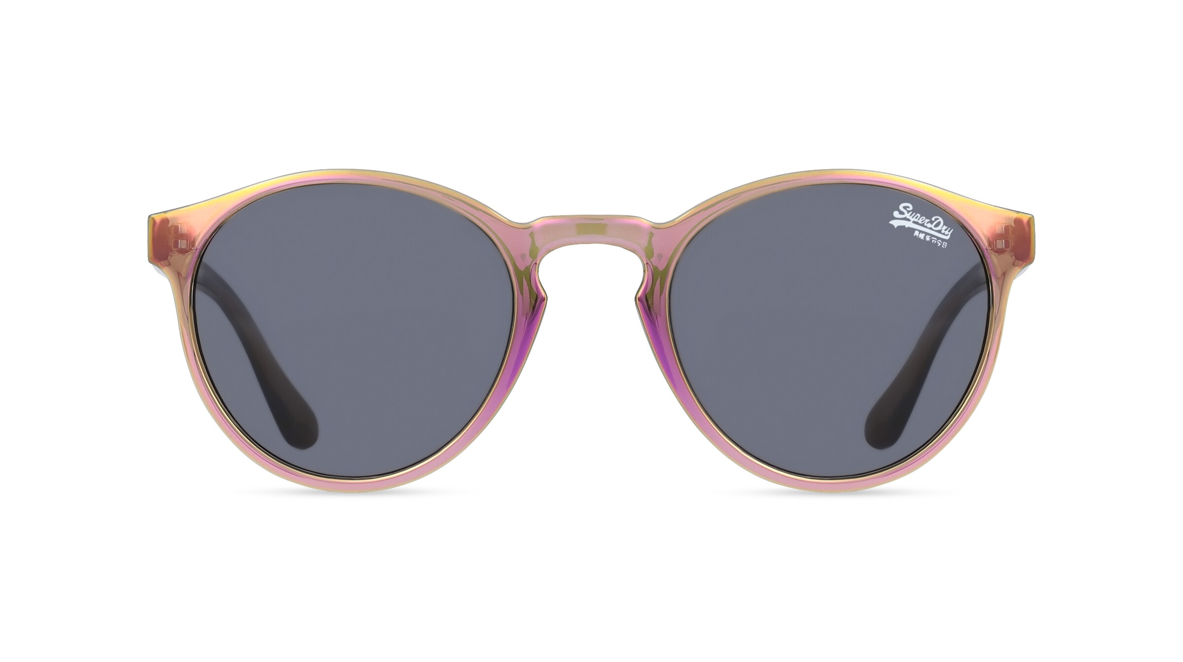 Superdry SARATOGALUX Unisex-Sonnenbrille Vollrand Panto Kunststoff-Gestell, Grün