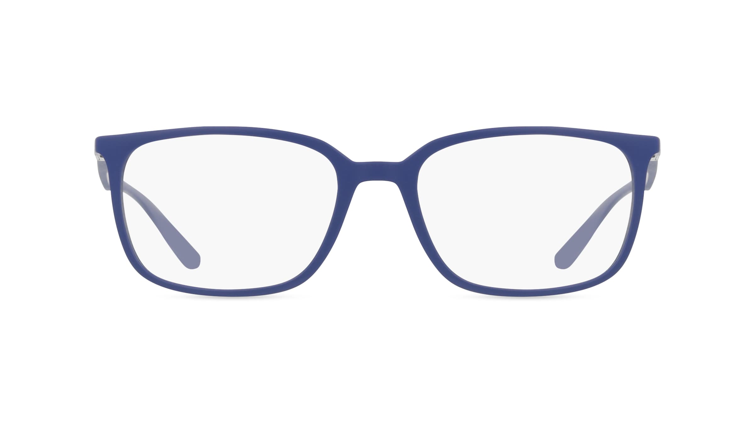 Ray-Ban RX7208 Unisex-Brille inkl. Gläser Vollrand Quadratisch Acetat-Gestell 52/18/145, Blau