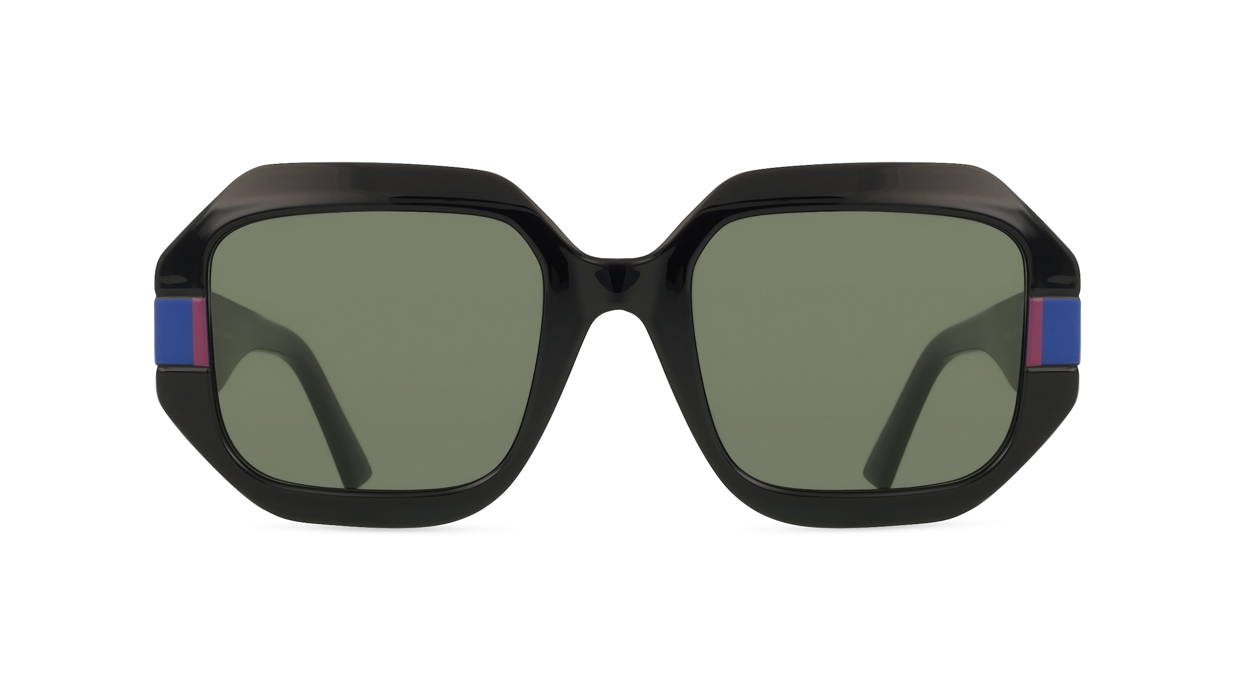 Karl Lagerfeld KL6124S Unisex-Sonnenbrille Vollrand Eckig Kunststoff-Gestell, schwarz