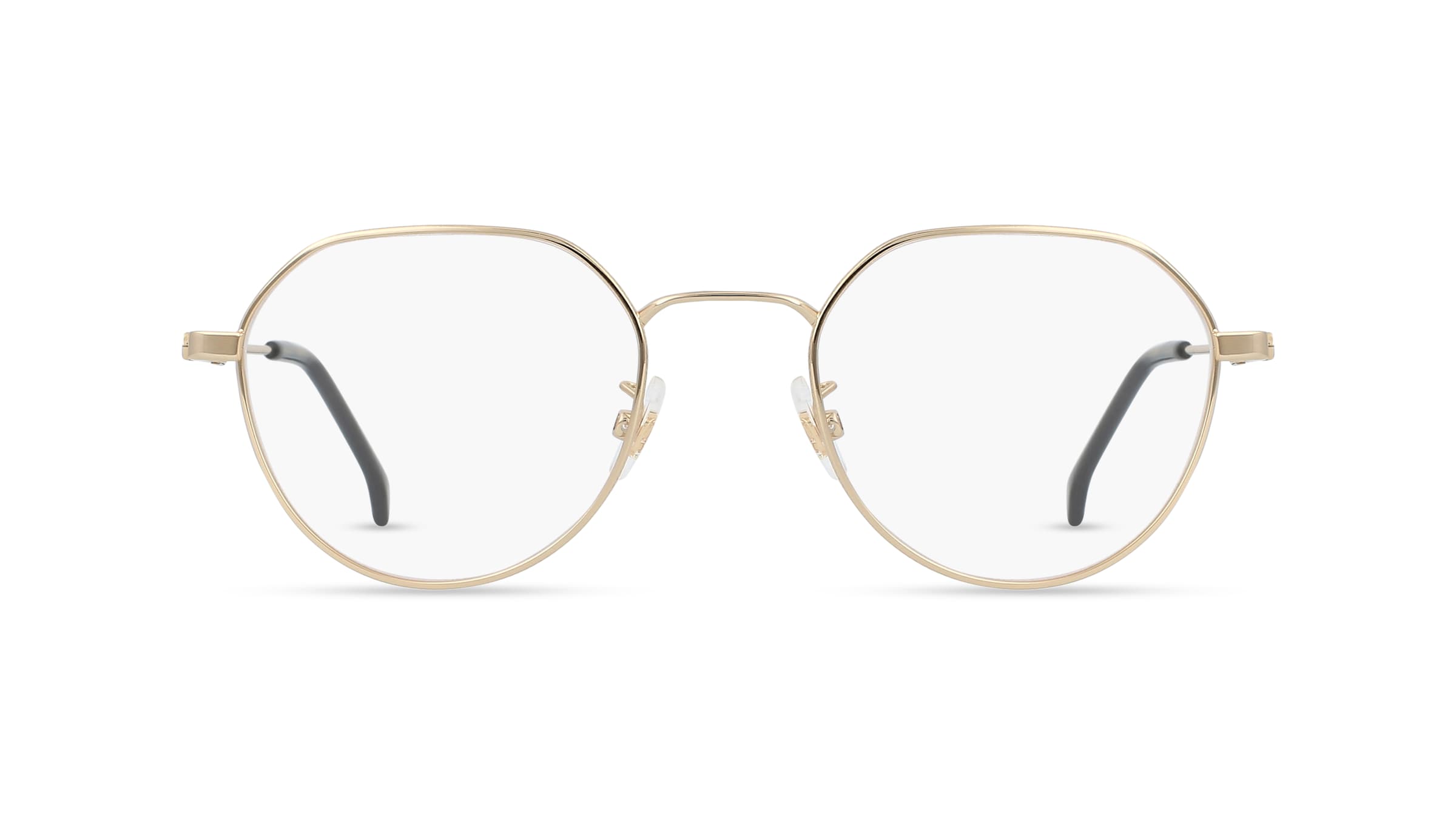 Carrera 1117/G Unisex-Brille inkl. Gläser Vollrand Panto Edelstahl-Gestell 49mm/20mm/145mm, gold